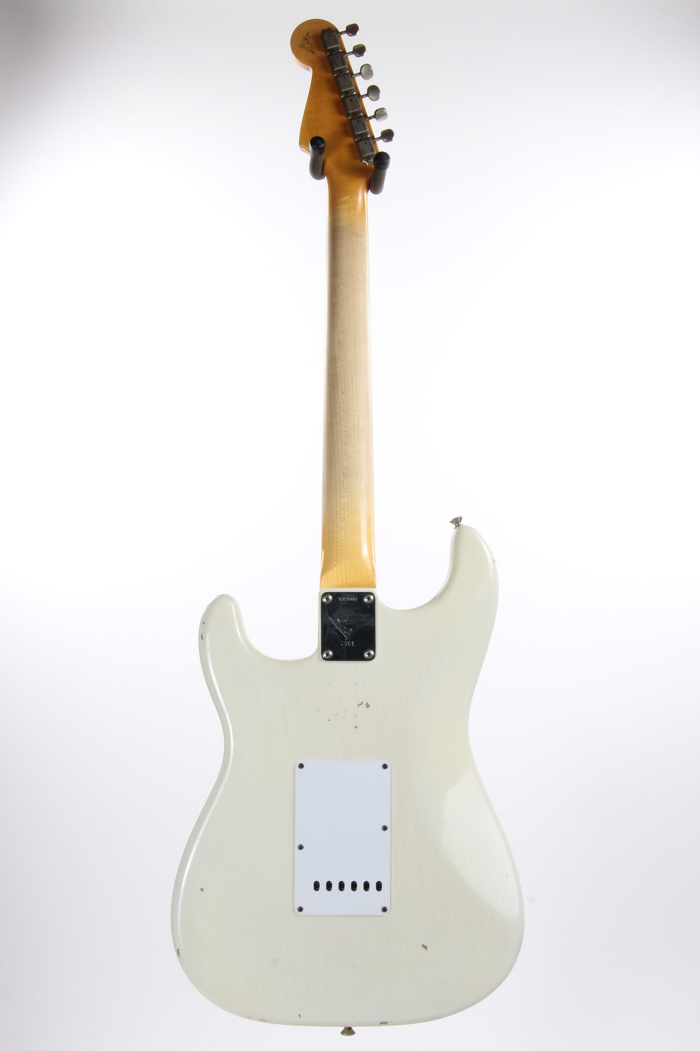 '63 Fender Custom Shop Masterbuilt Builder Select 1963 Stratocaster Relic - Yuriy Shishkov White Strat, Tortoise Guard