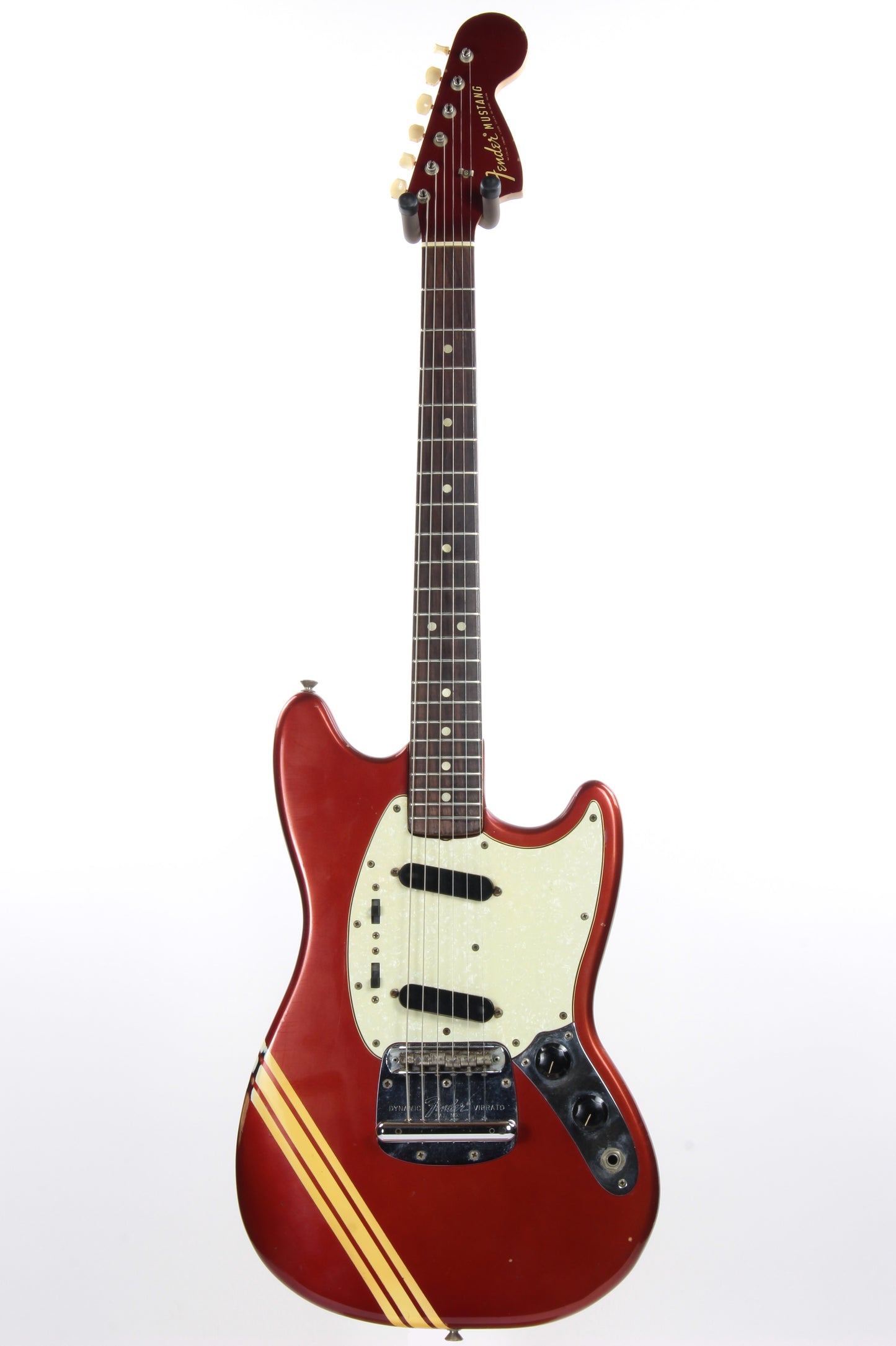 1969 Fender Mustang Competition Red w/ OHSC - Matching Headstock 1960's Offset Kurt Cobain Style!