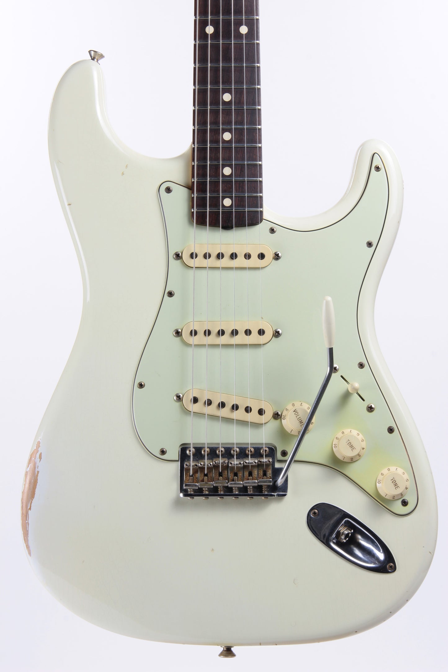 1959 Fender Custom Shop BRAZILIAN ROSEWOOD Stratocaster Relic Olympic White - John Cruz Pups, Wildwood 10!