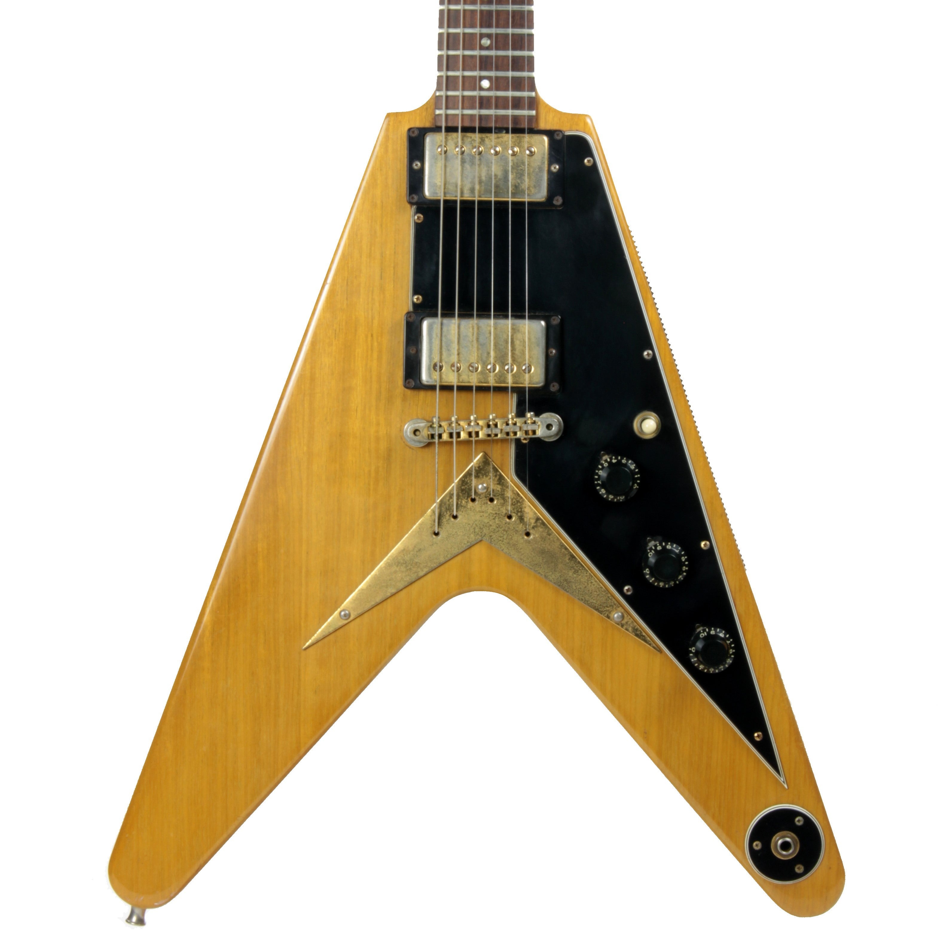 Vintage Gibson Flying V Korina with black pickguard