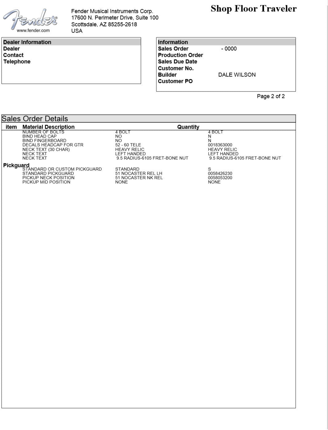 2014 Fender Custom Shop MASTERBUILT Dale Wilson 1951 Nocaster LEFT-HANDED Telecaster Heavy Relic Blonde Pink Paisley