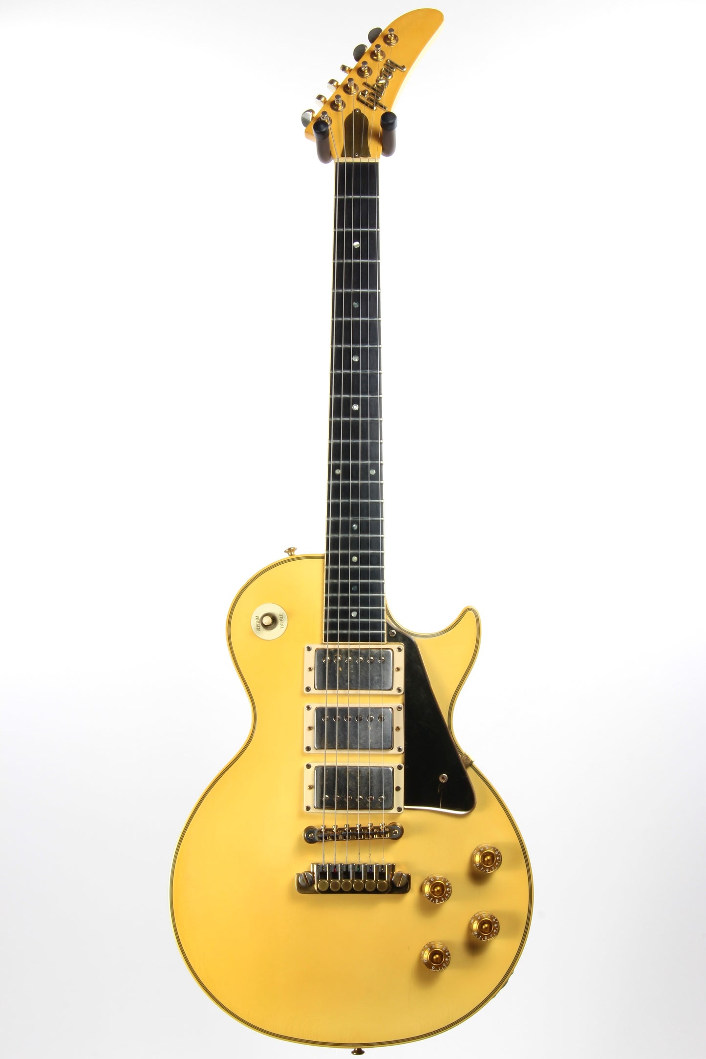 1986 Gibson Les Paul Custom Studio XPL White w/ Explorer Headstock - Extremely Rare Model