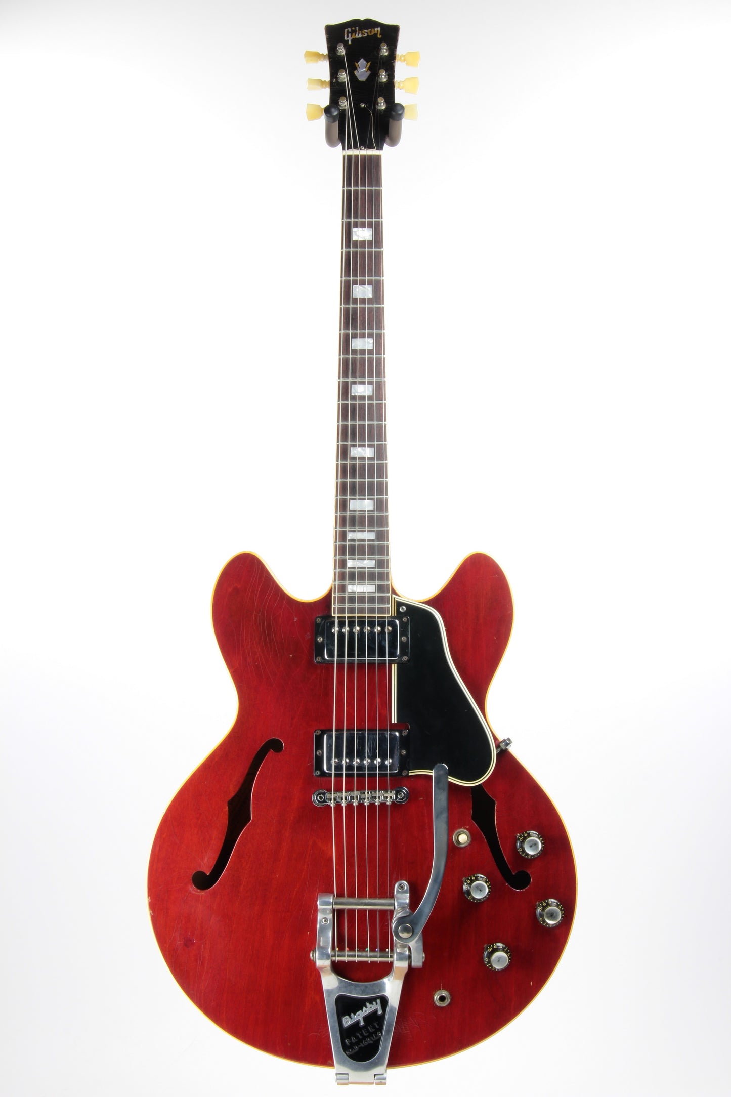 1966 Gibson ES-335 TDC Bigsby Cherry Red - Vintage Player-Grade 1960's Semi-Hollow Body