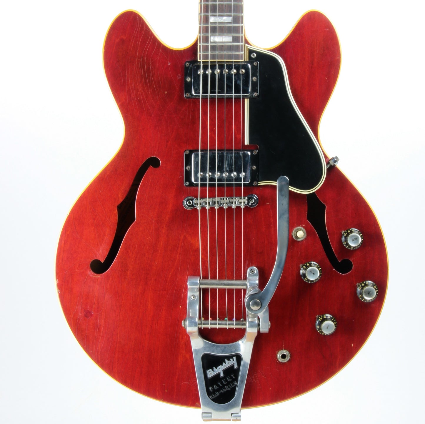 1966 Gibson ES-335 TDC Bigsby Cherry Red - Vintage Player-Grade 1960's Semi-Hollow Body