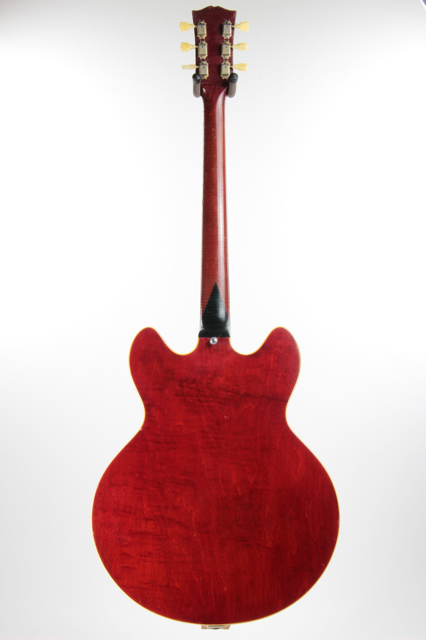 1966 Gibson ES-335 TDC Bigsby Cherry Red - Vintage Player-Grade 1960's Semi-Hollow Body