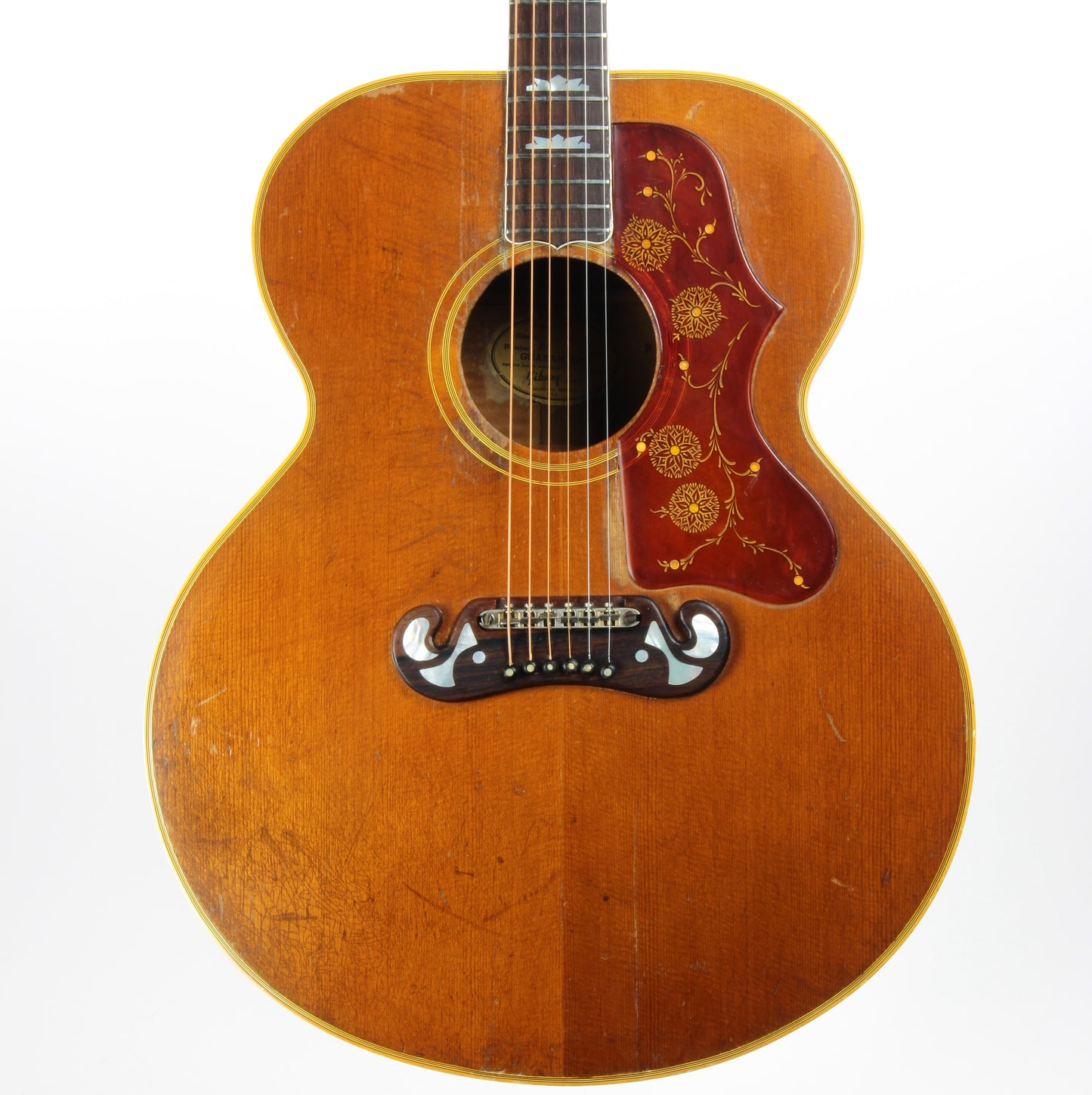 1964 Gibson J-200 Natural Vintage Jumbo Acoustic Guitar - Plays Great!