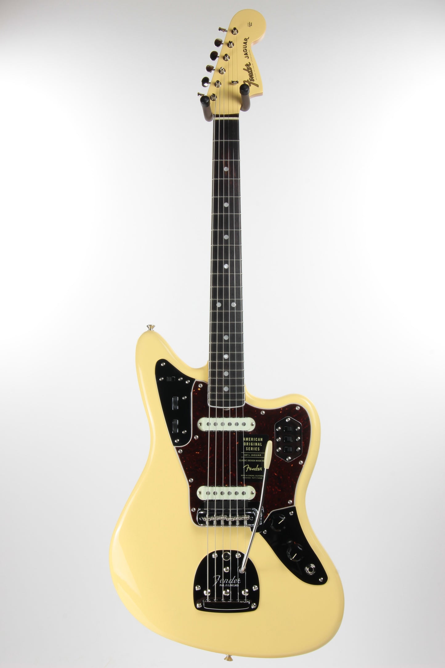 Fender 1965 American Vintage Thin Skin Jaguar Reissue - White, Matching Headstock, Bound, Lacquer, AVRI
