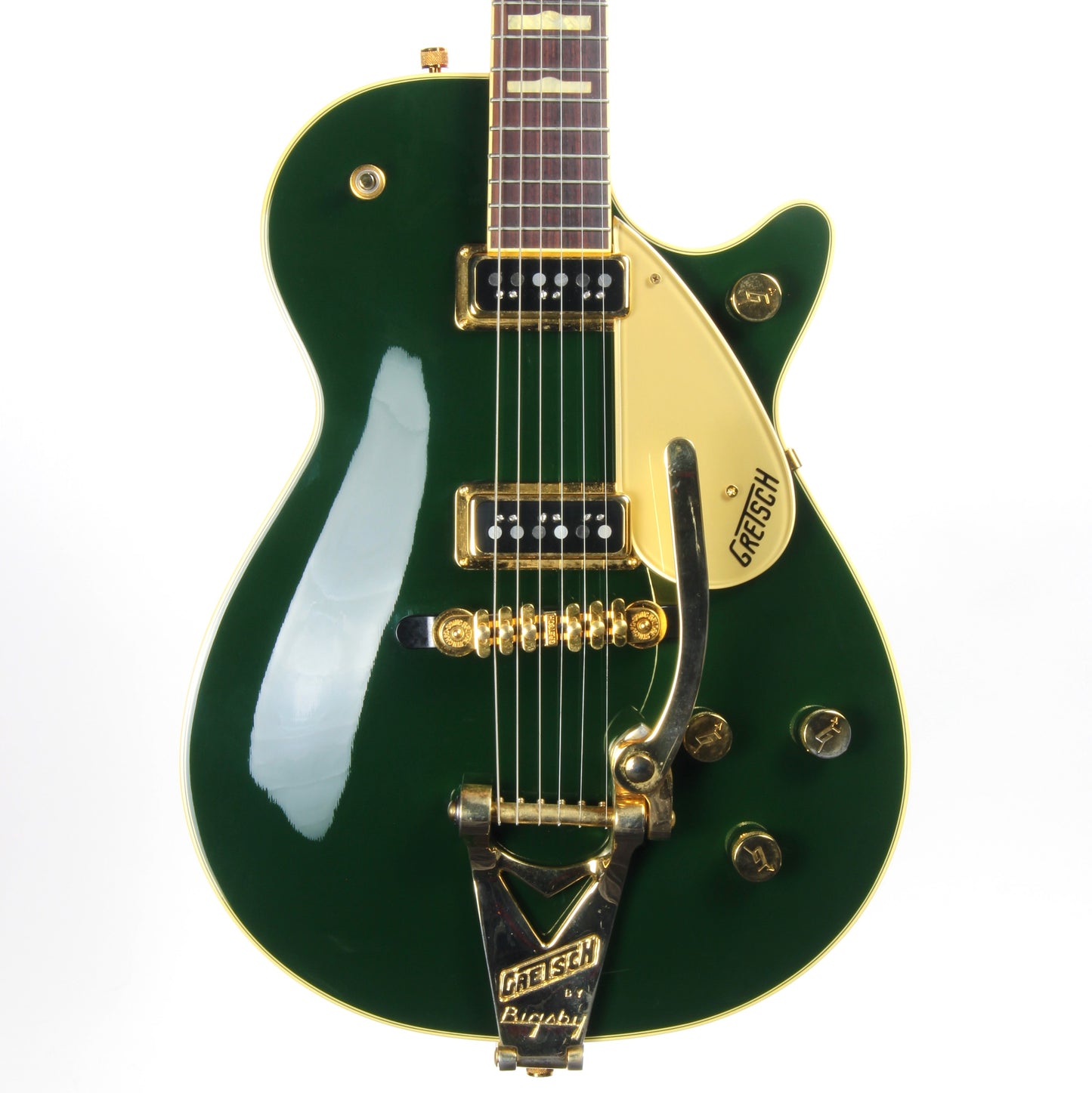 Gretsch Duo Jet G6128TCG Cadillac Green - Bigsby, Dynasonic Pickups, 6128, Made in Japan