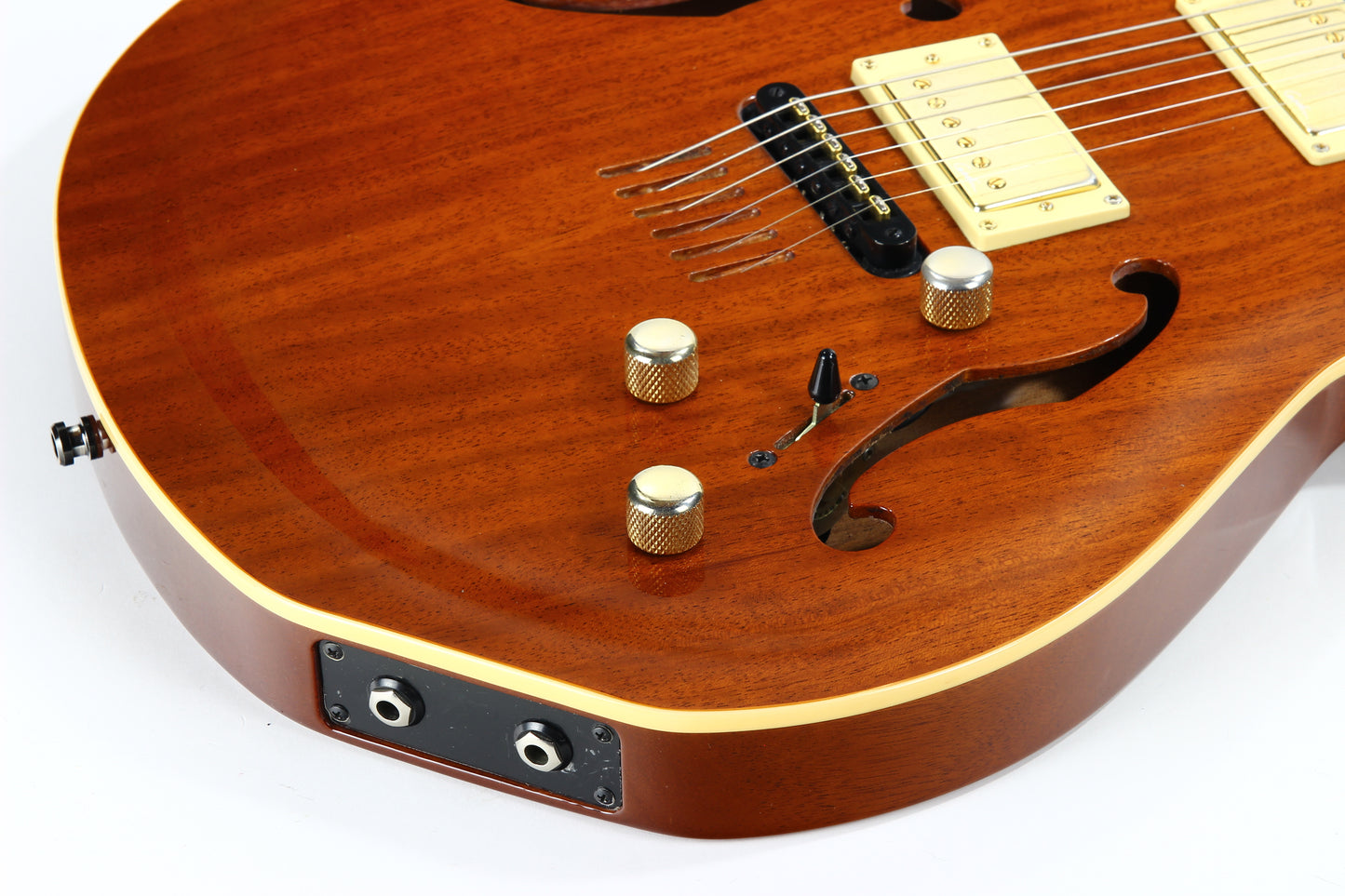 2004 Godin Montreal Two 2 Voice Acoustic Electric Semi-Hollow Guitar -- Solid Mahogany, Hybrid