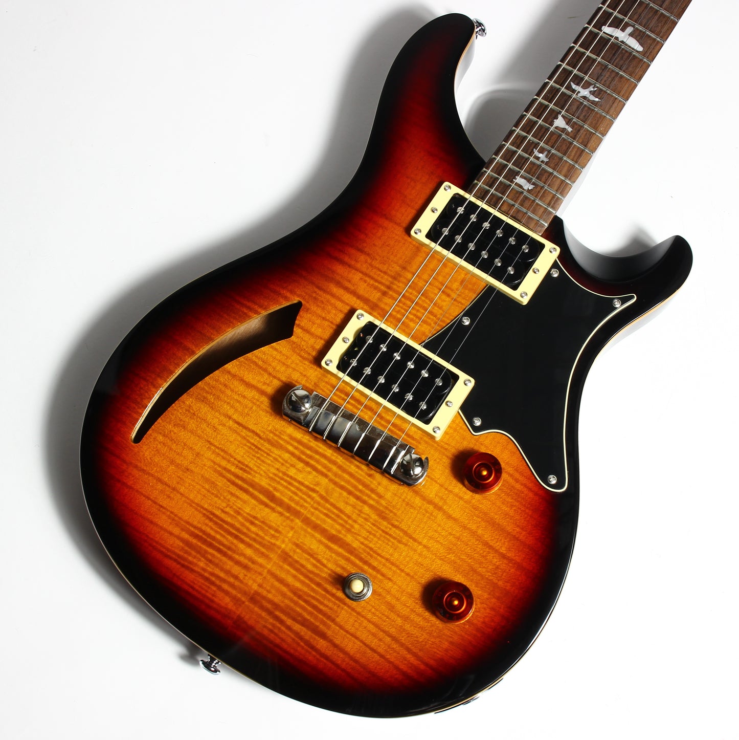2012 PRS Custom 22 SE Semi-Hollow Flametop - Tri-Color Sunburst, Black Back!