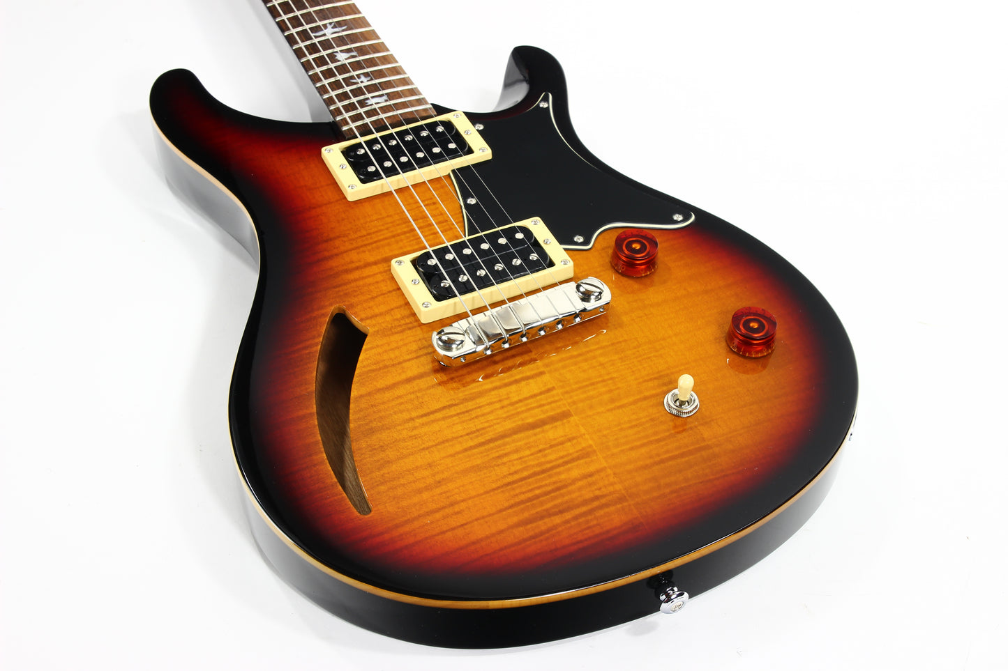 2012 PRS Custom 22 SE Semi-Hollow Flametop - Tri-Color Sunburst, Black Back!