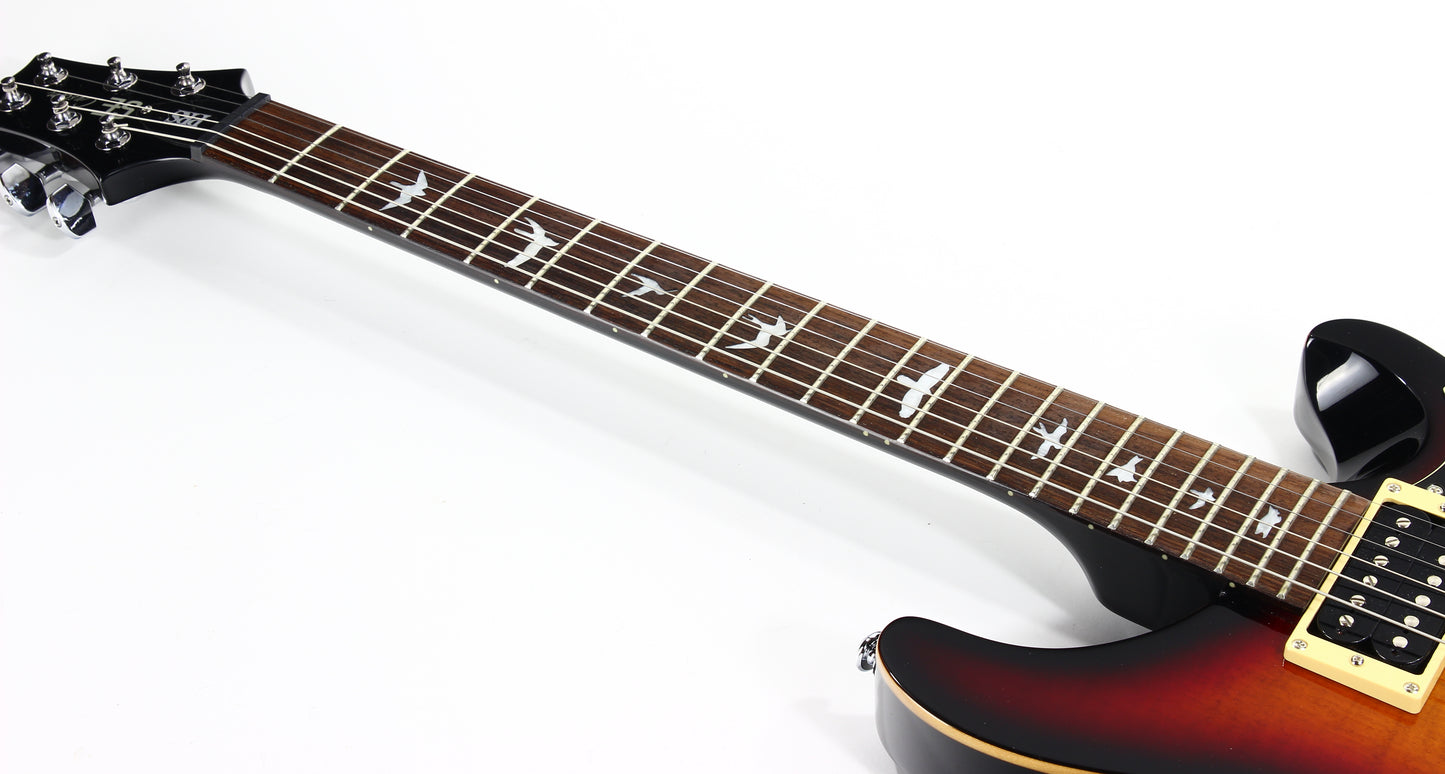 2012 PRS Custom 22 SE Semi-Hollow Flametop - Tri-Color Sunburst, Black Back!