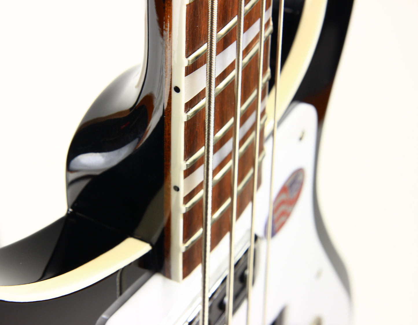 MINT 2022 Rickenbacker 4003 Electric Bass JG Jetglo Black - Triangle Inlays, Original Case