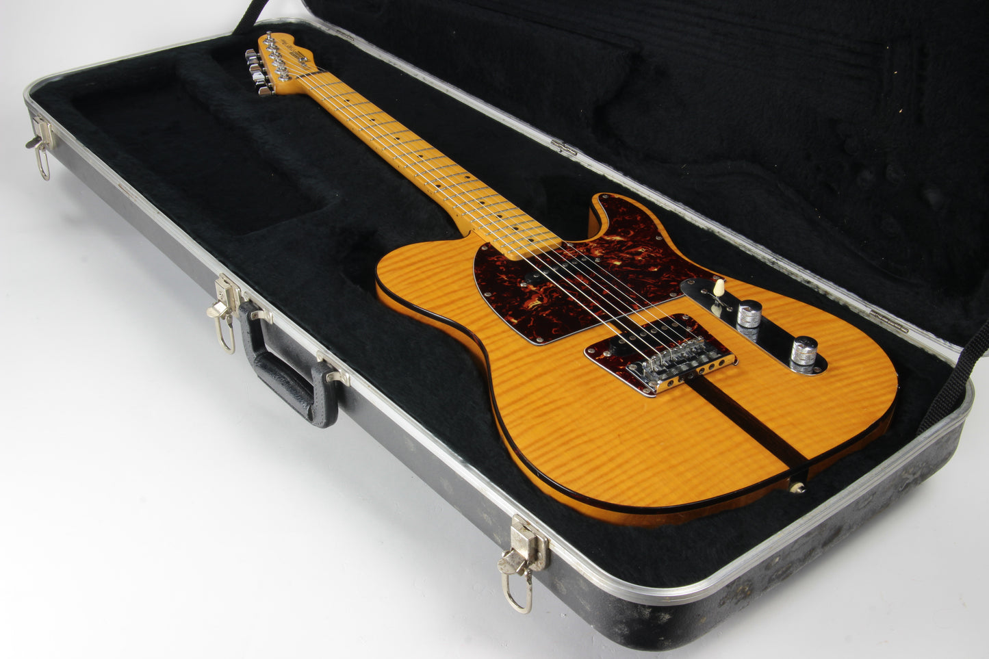 c. 1985 Hohner The Prinz Madcat Tele Lawsuit Headstock - w/ Fender Telecaster Case, Prince style