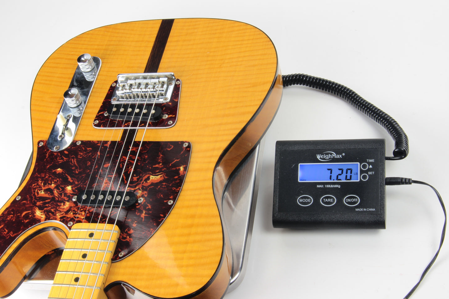 c. 1985 Hohner The Prinz Madcat Tele Lawsuit Headstock - w/ Fender Telecaster Case, Prince style