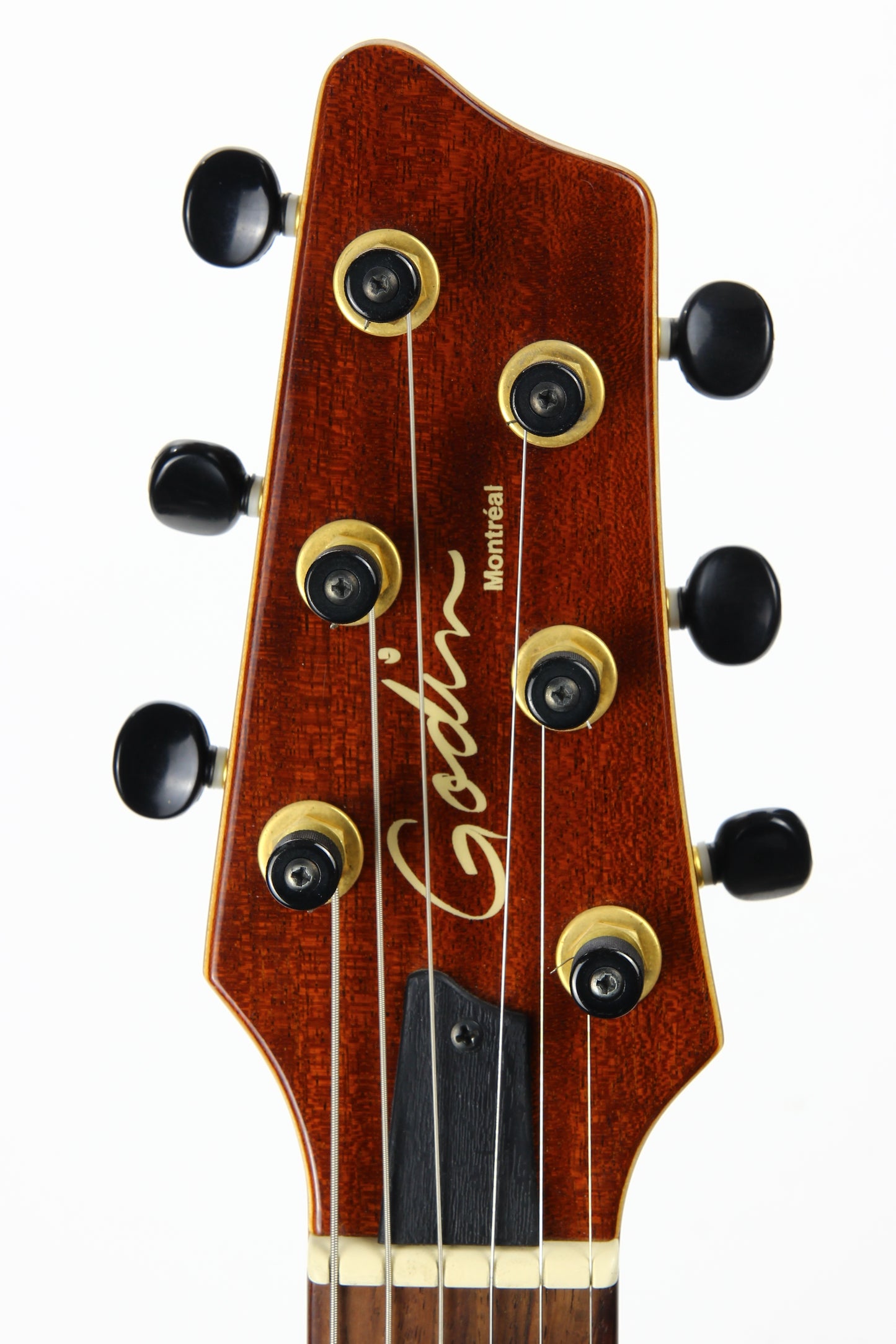 2004 Godin Montreal Two 2 Voice Acoustic Electric Semi-Hollow Guitar -- Solid Mahogany, Hybrid