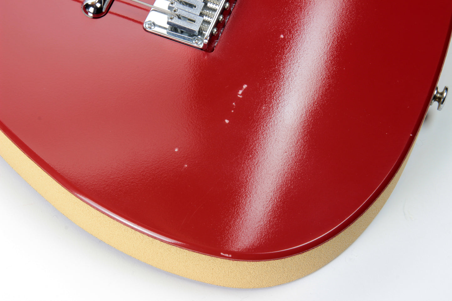 2005 Jerry Jones Neptune Baritone 6-String Guitar U-2 Single Cut Red 2 Pickup Model