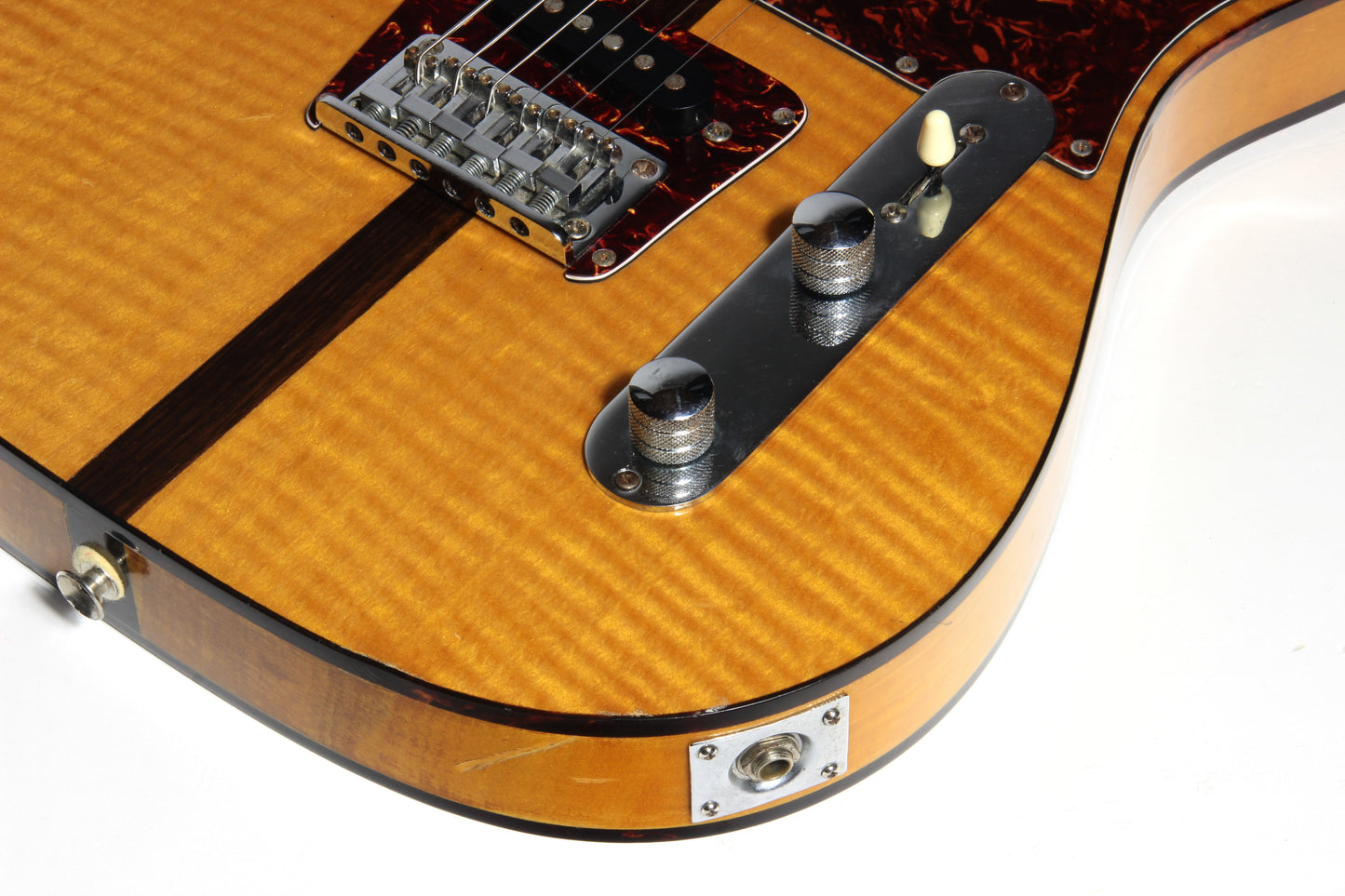 c. 1985 Hohner The Prinz Madcat Tele Lawsuit Headstock - w/ Fender Telecaster Case, Prince style