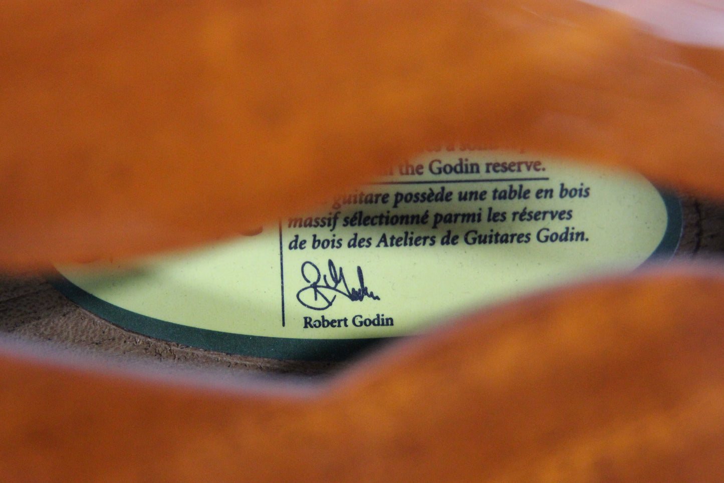 2004 Godin Montreal Two 2 Voice Acoustic Electric Semi-Hollow Guitar -- Solid Mahogany, Hybrid