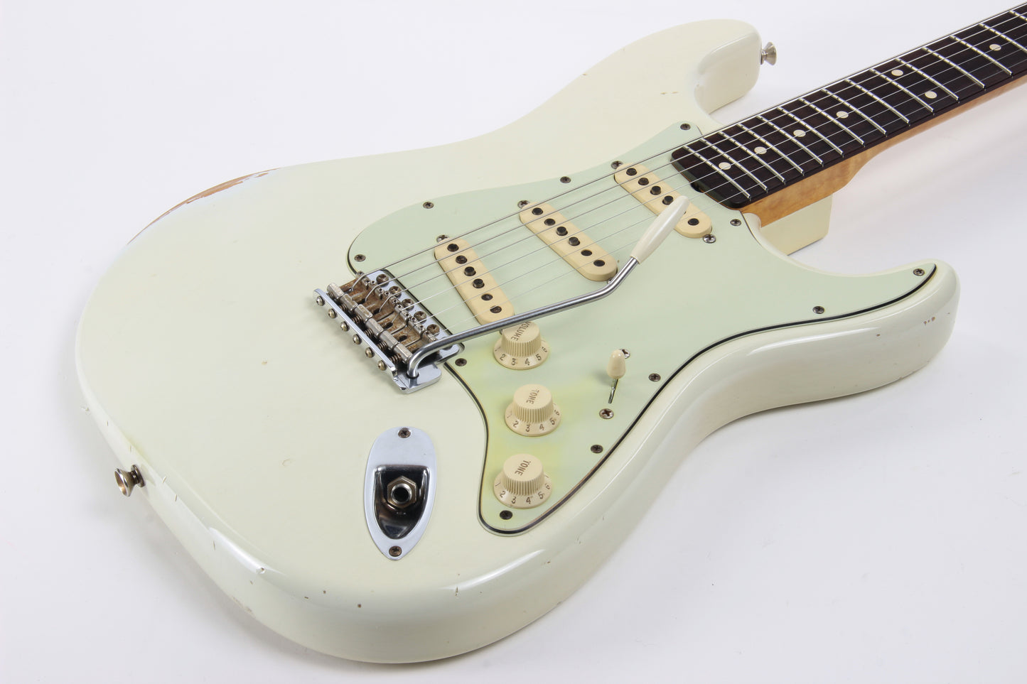 1959 Fender Custom Shop BRAZILIAN ROSEWOOD Stratocaster Relic Olympic White - John Cruz Pups, Wildwood 10!
