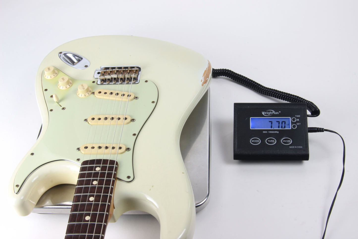 1959 Fender Custom Shop BRAZILIAN ROSEWOOD Stratocaster Relic Olympic White - John Cruz Pups, Wildwood 10!