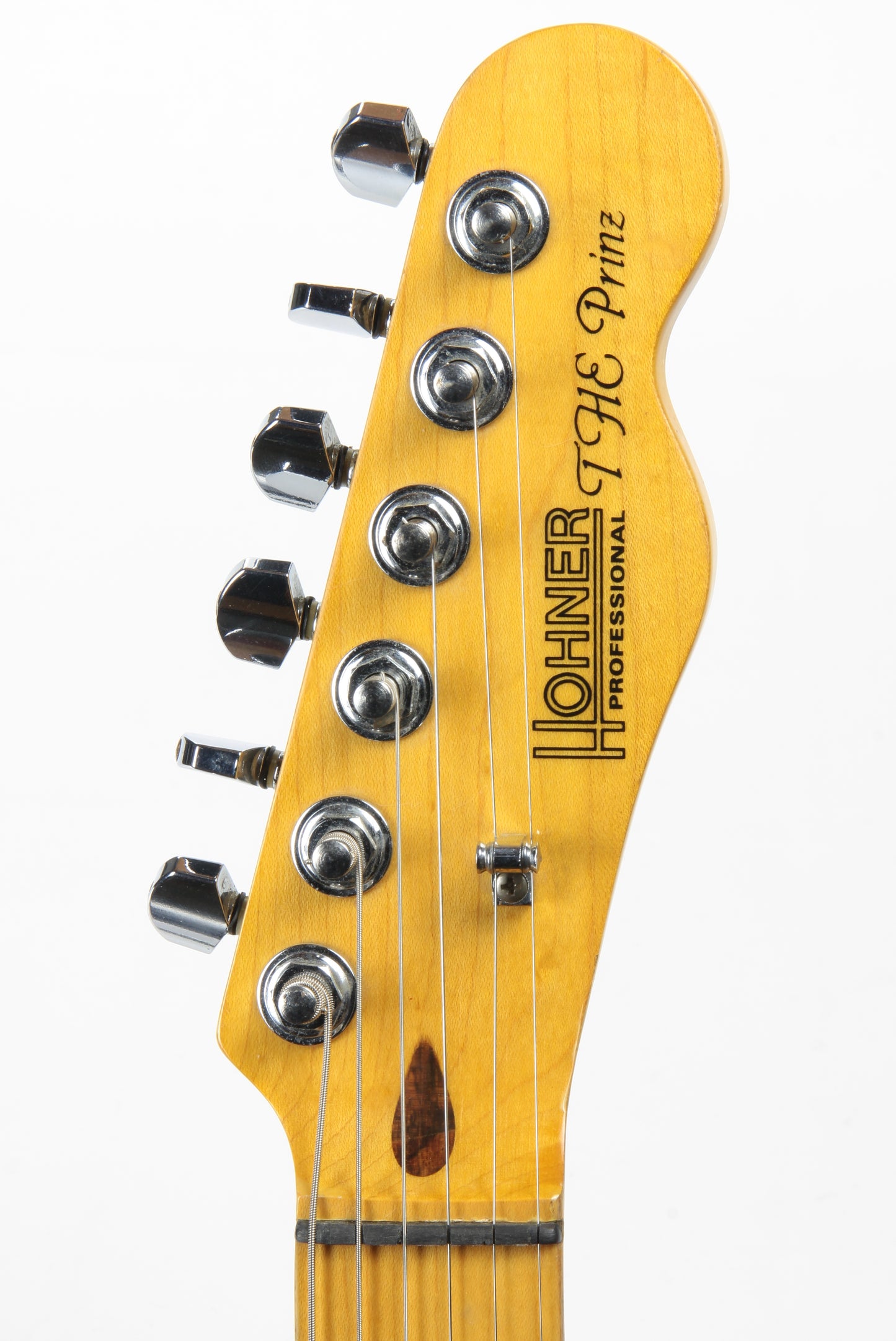 c. 1985 Hohner The Prinz Madcat Tele Lawsuit Headstock - w/ Fender Telecaster Case, Prince style