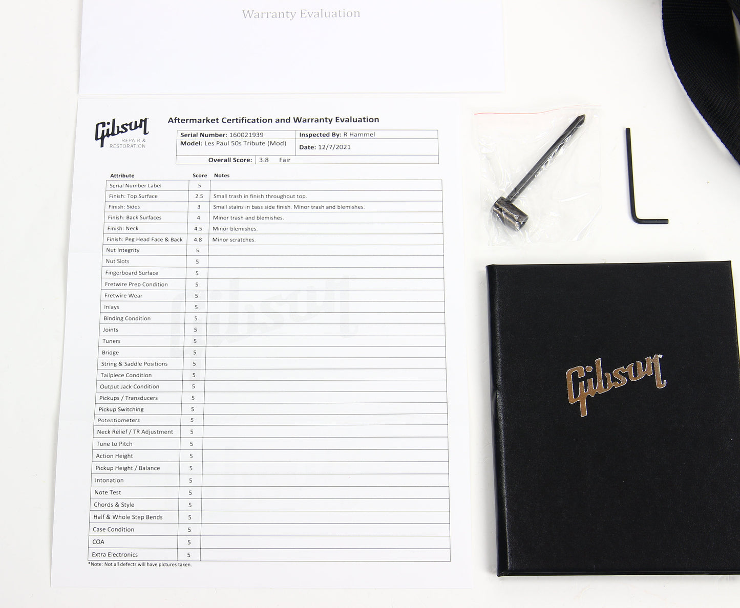 2016 Gibson Les Paul 50s Tribute GOLDBURST, Custom Color Gibson MOD Shop Collection! w/ COA!