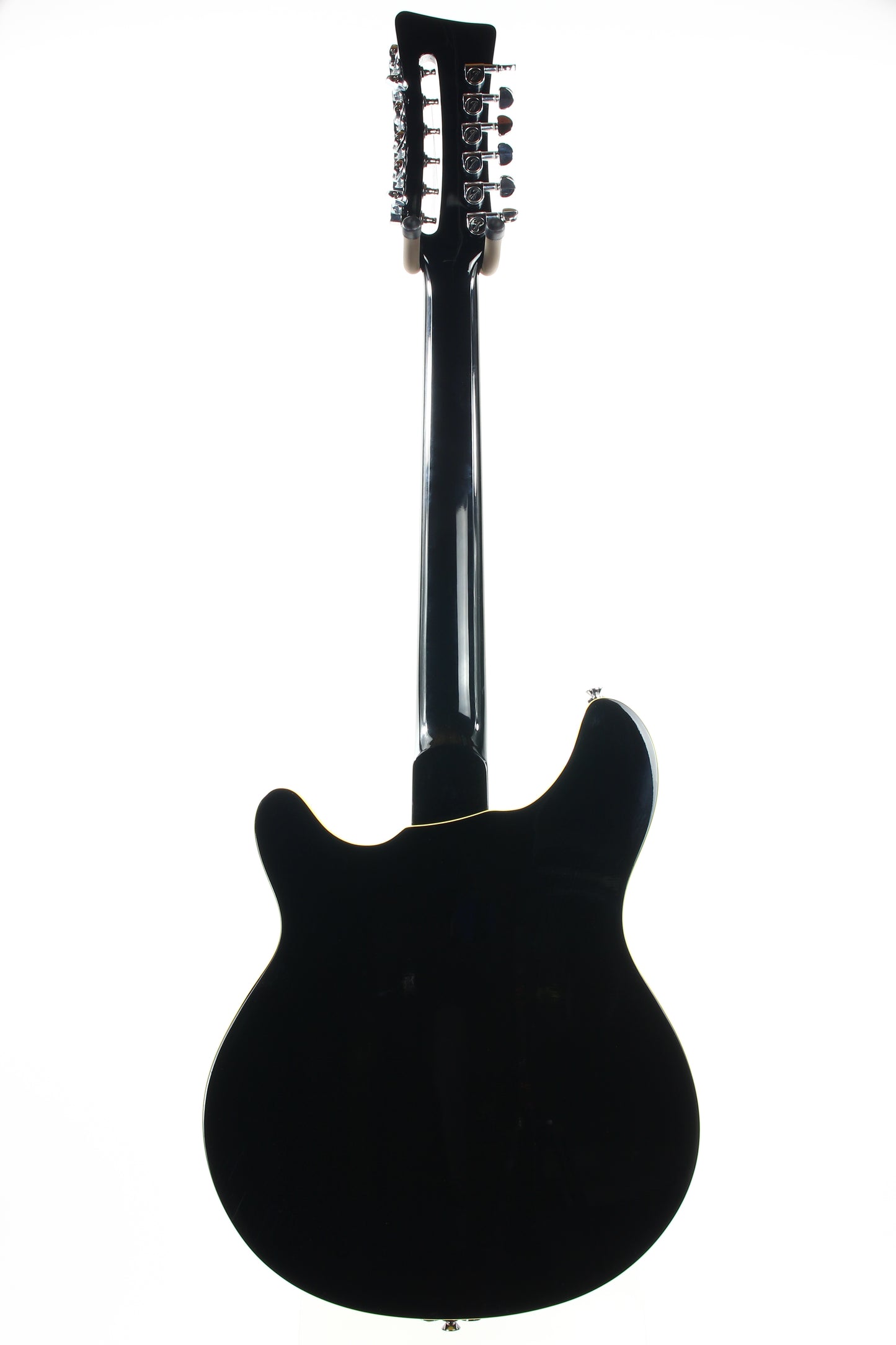 2012 Italia Rimini 12-String BLACK -- Semi Hollowbody Electric Guitar, Trev Wilkerson Design