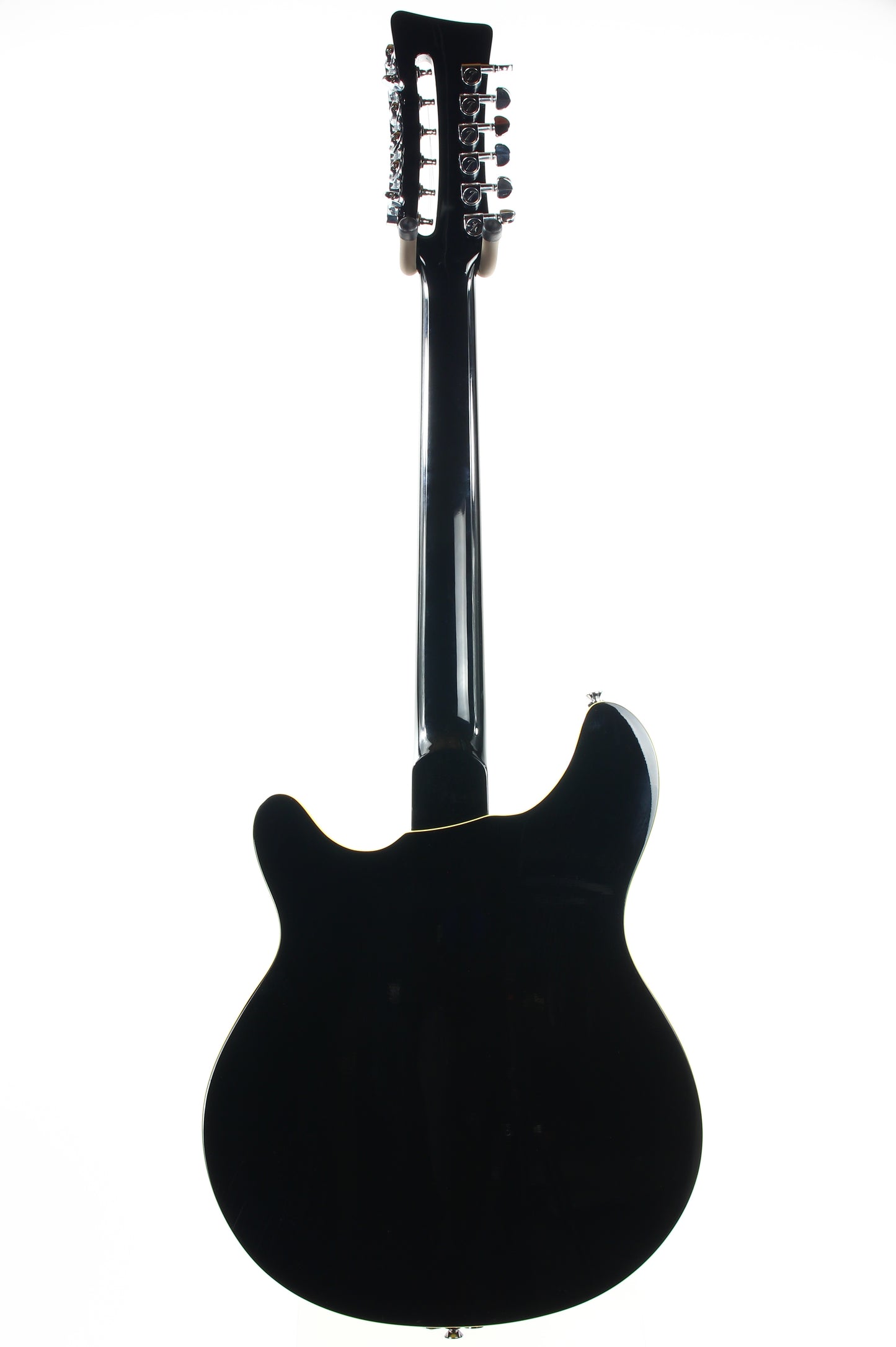 2012 Italia Rimini 12-String BLACK -- Semi Hollowbody Electric Guitar, Trev Wilkerson Design