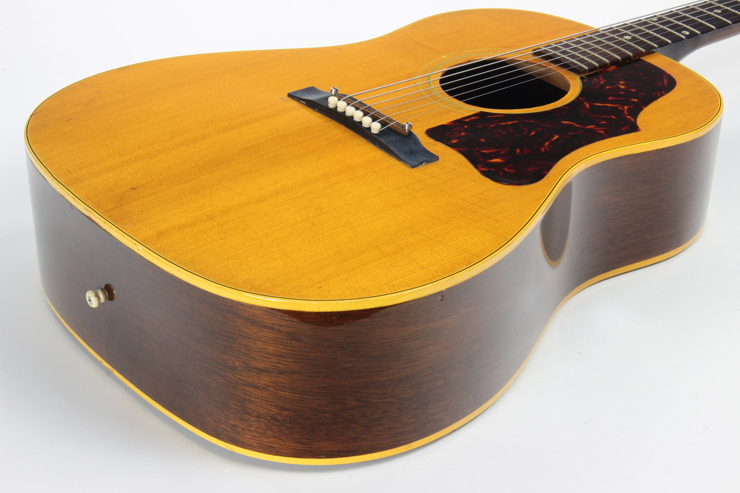 1963 Gibson J-50 Vintage Natural J-45 Flat Top Acoustic Guitar - Original Case, 1960's Dreadnought