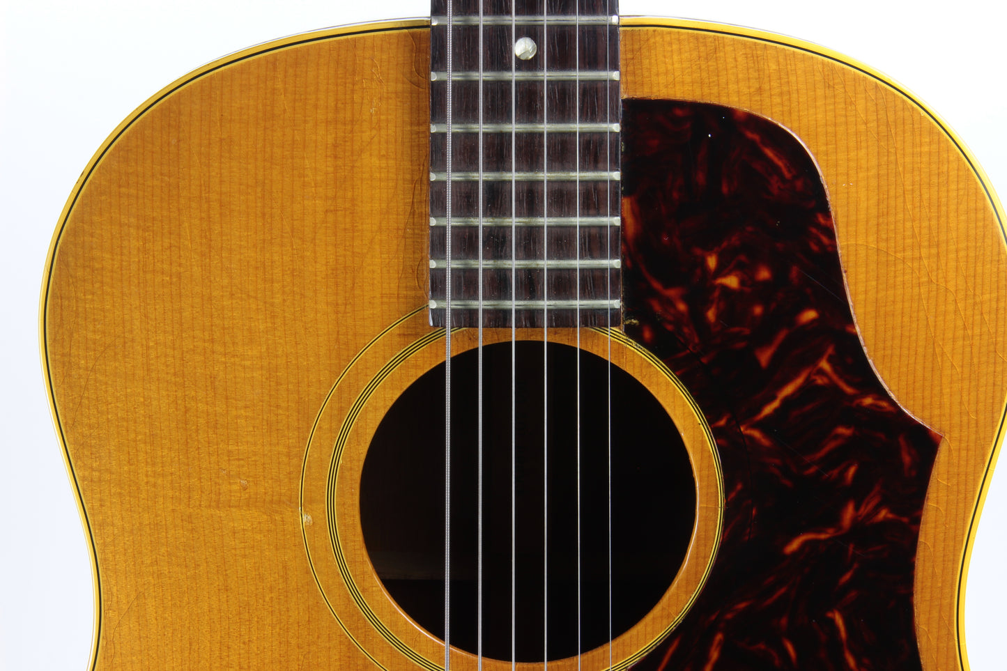 1963 Gibson J-50 Vintage Natural J-45 Flat Top Acoustic Guitar - Original Case, 1960's Dreadnought