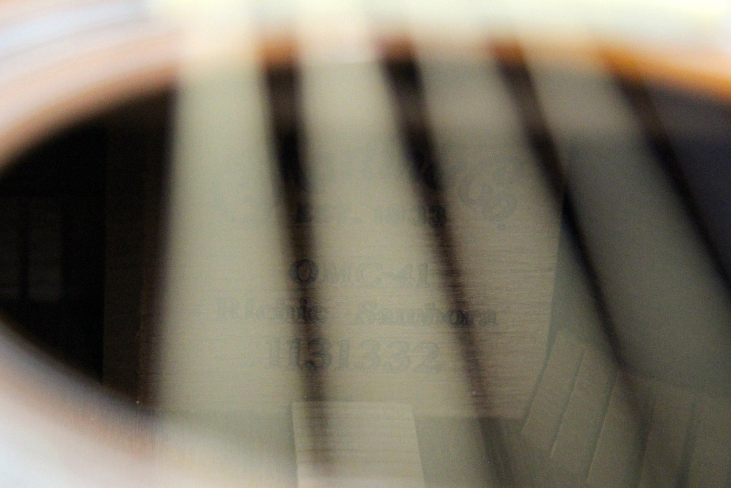 2006 Martin OMC-41 Richie Sambora Signature 6-String Madagascar Rosewood Acoustic Guitar - om45 om42 signed label