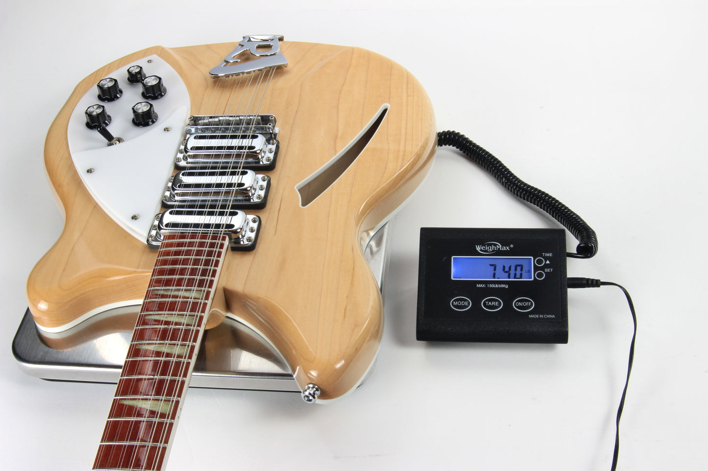 1997 Rickenbacker 370/12 VP MG - Mapleglo, 3 Toaster Pickups, 12-string Roger McGuinn Byrds type