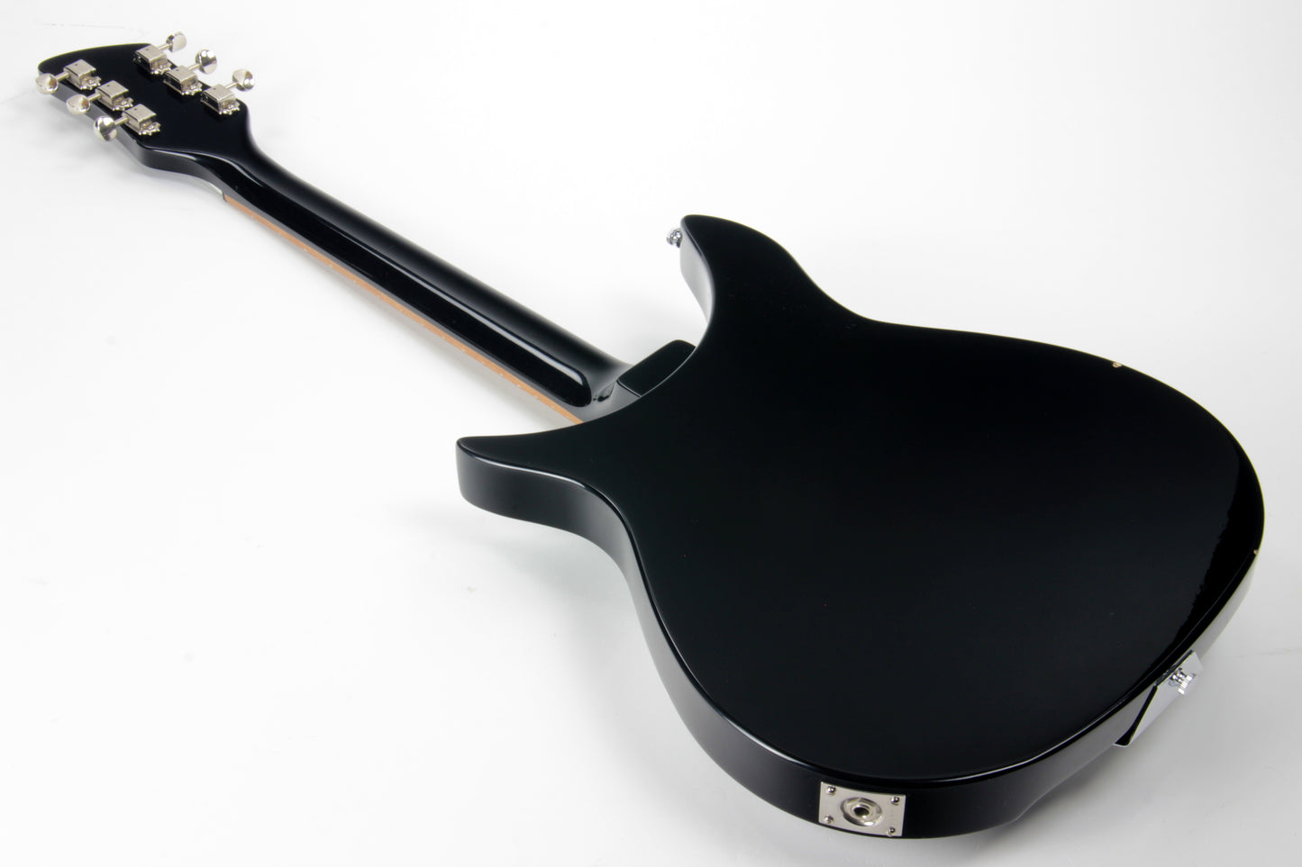 2016 Rickenbacker 325c64 Miami 325 Jetglo Black VOX Python Strap John Lennon!