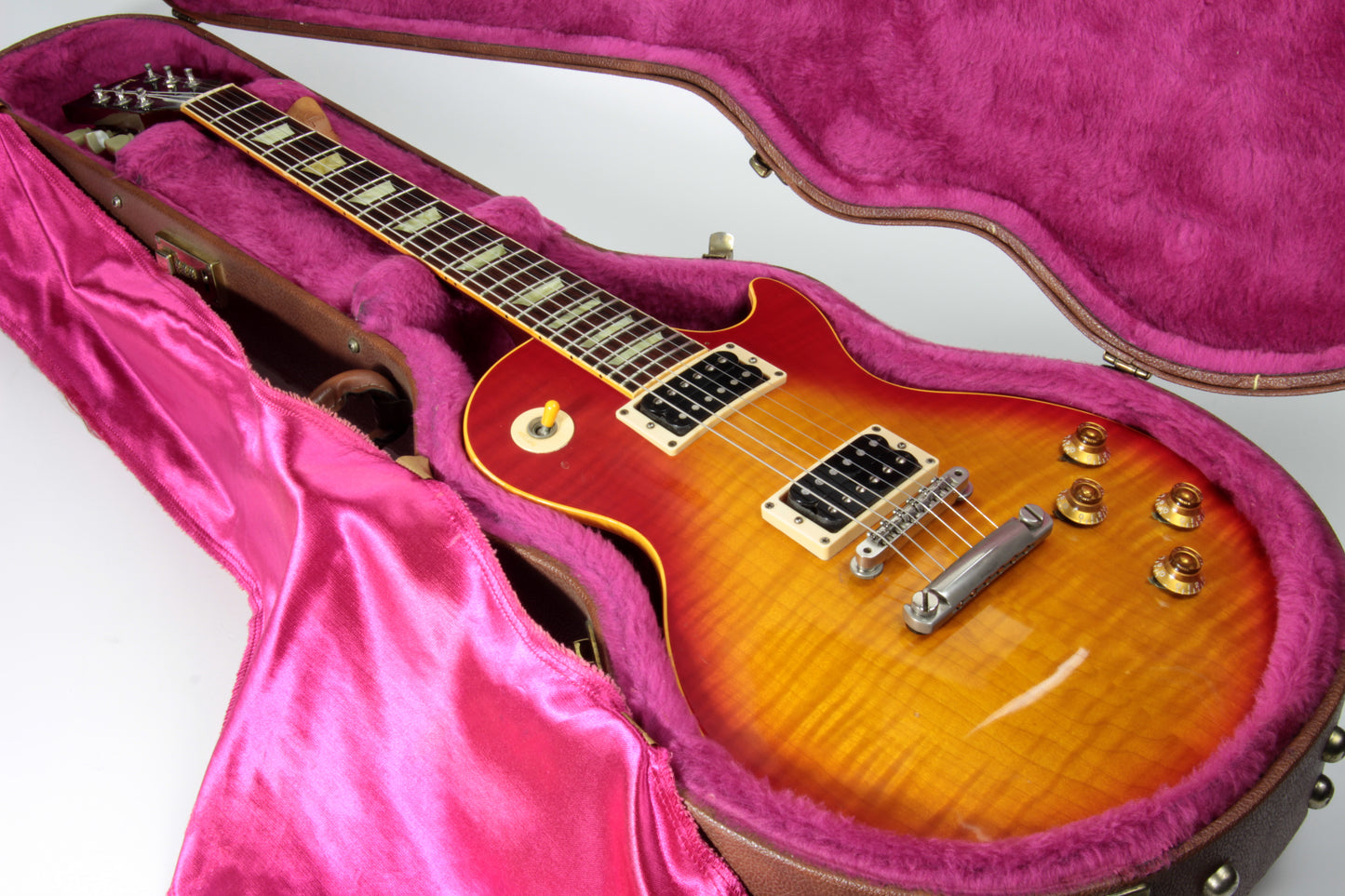 1994 Gibson Les Paul CLASSIC PLUS Cherry Sunburst FLAMETOP! 1990's standard