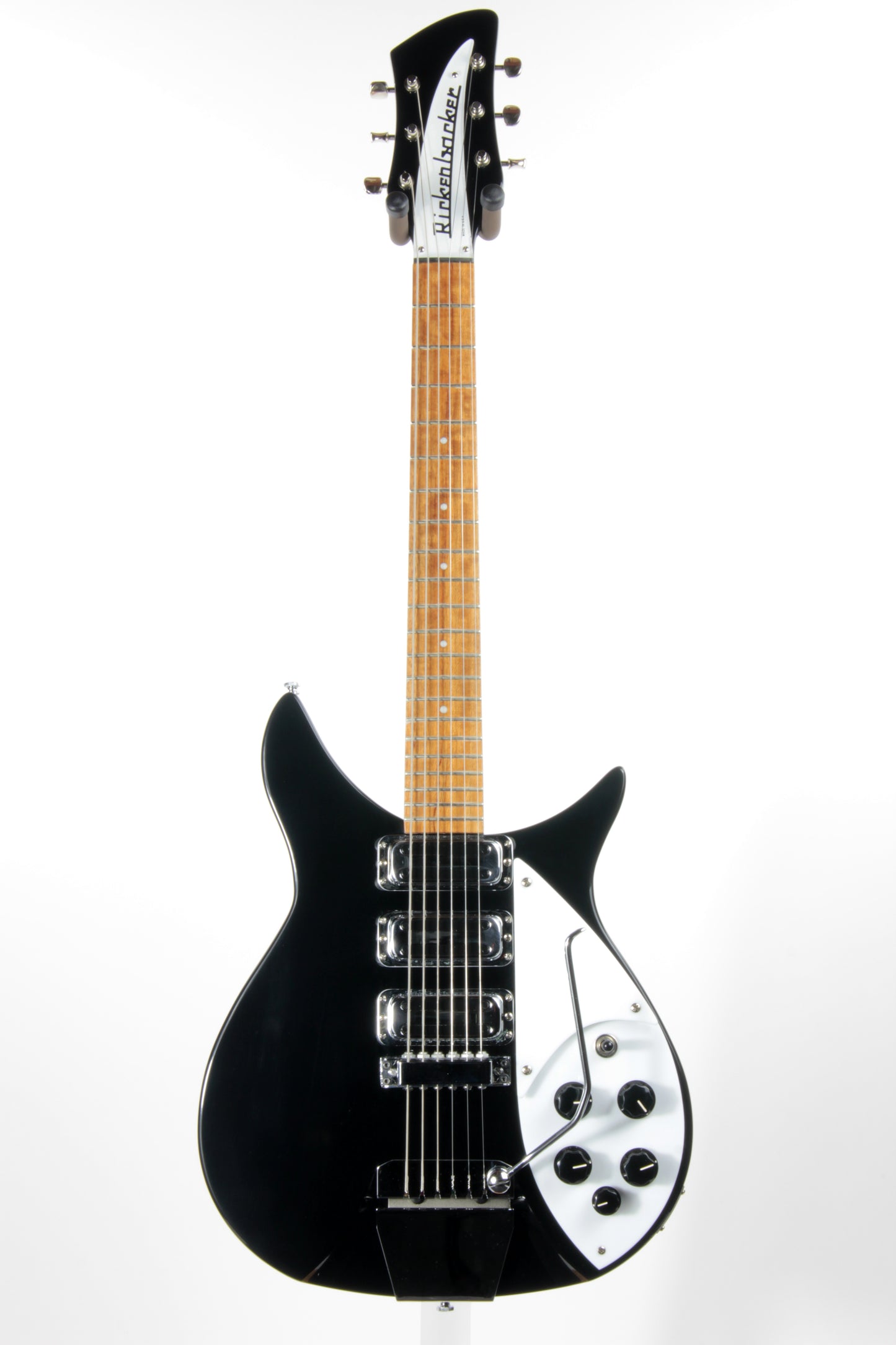 2016 Rickenbacker 325c64 Miami 325 Jetglo Black VOX Python Strap John Lennon!