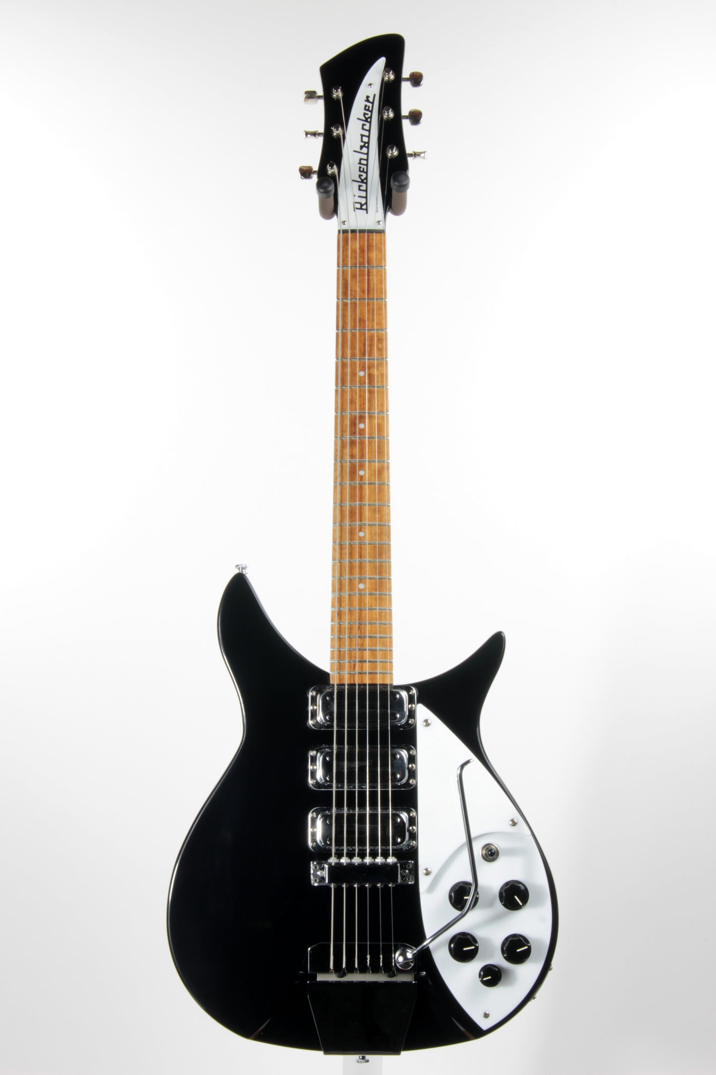 2016 Rickenbacker 325c64 Miami 325 Jetglo Black VOX Python Strap John Lennon!