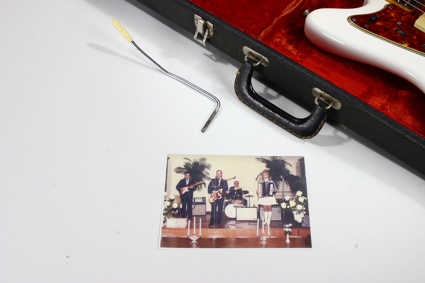 1960 Fender Jazzmaster Pre-CBS Slab-Board Vintage Offset Guitar -- Pic of Original Owner! jaguar stratocaster