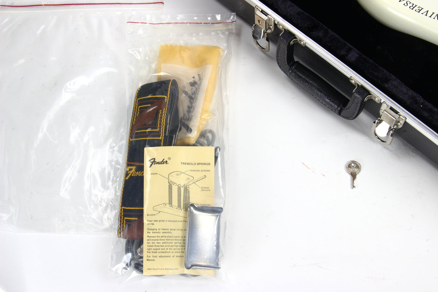 NOS! 1979 Fender 25th Silver Anniversary Stratocaster in WHITE PEARLESCENT! Original BOX, Paperwork etc!