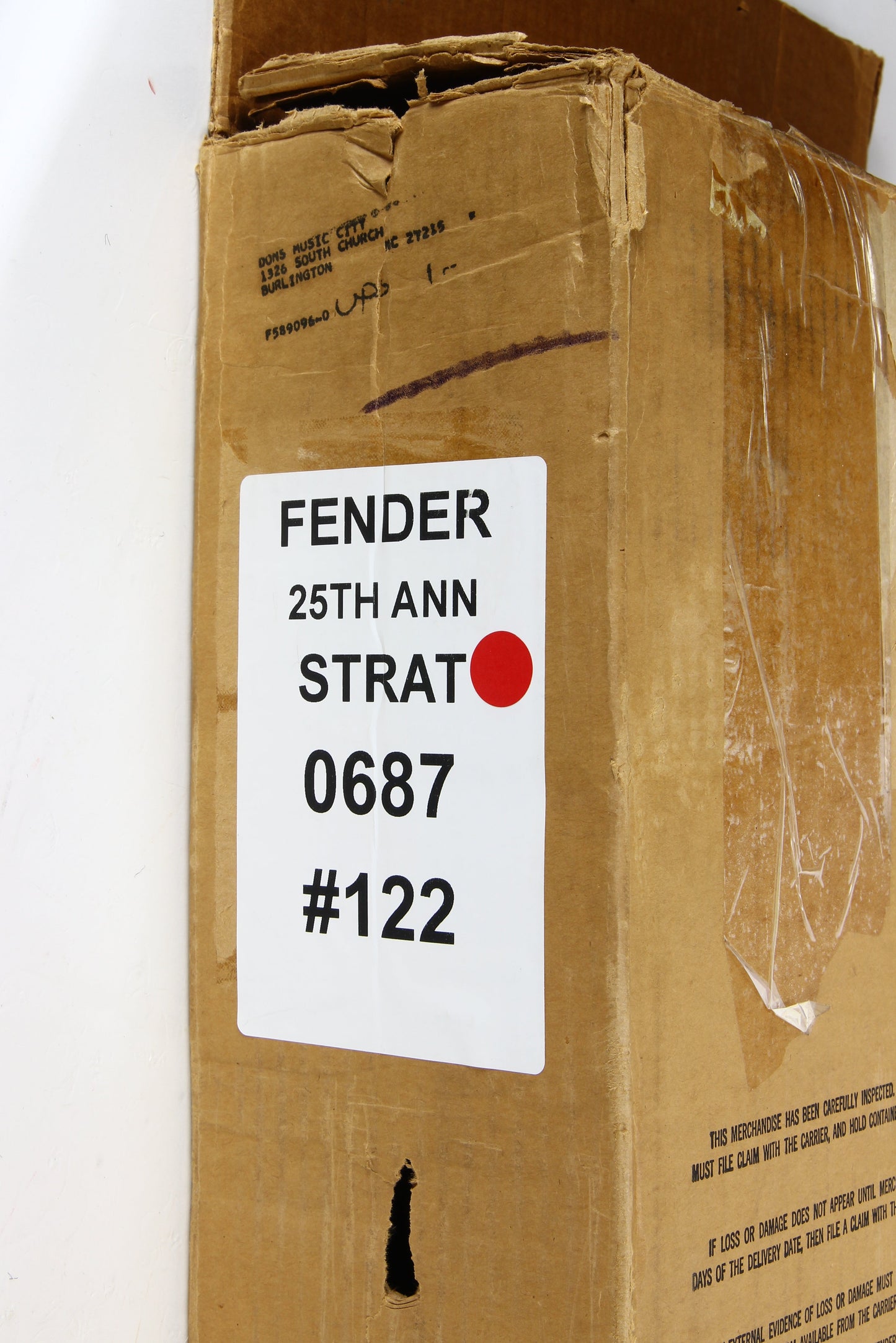 NOS! 1979 Fender 25th Silver Anniversary Stratocaster in WHITE PEARLESCENT! Original BOX, Paperwork etc!