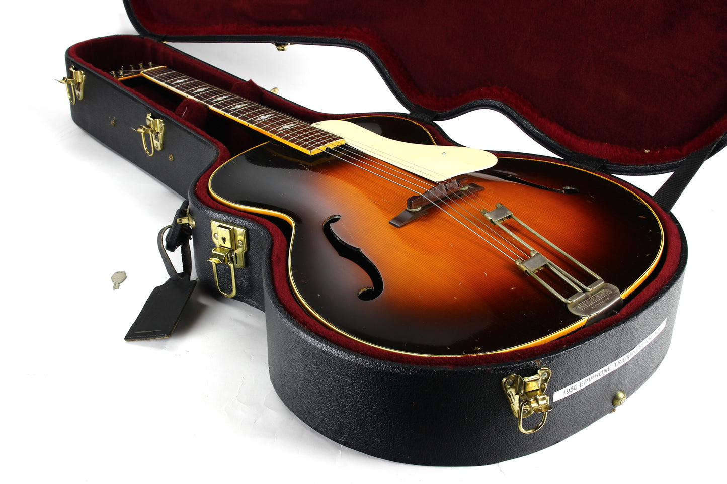 1950 Epiphone Triumph Sunburst Archtop Acoustic - One Owner Vintage Guitar