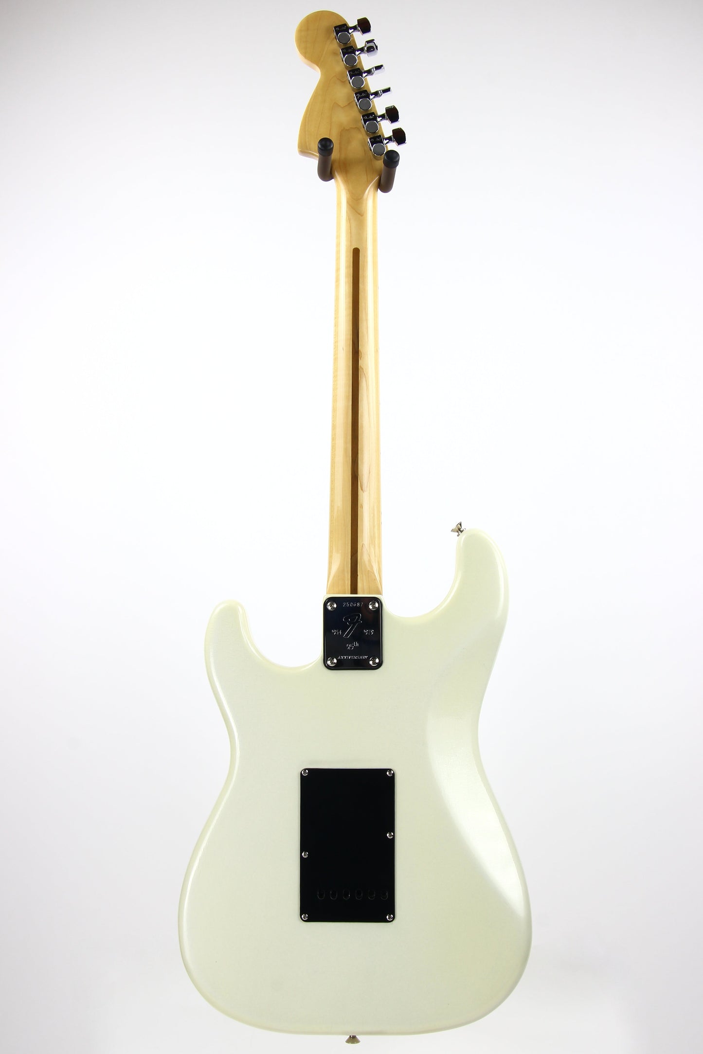 NOS! 1979 Fender 25th Silver Anniversary Stratocaster in WHITE PEARLESCENT! Original BOX, Paperwork etc!