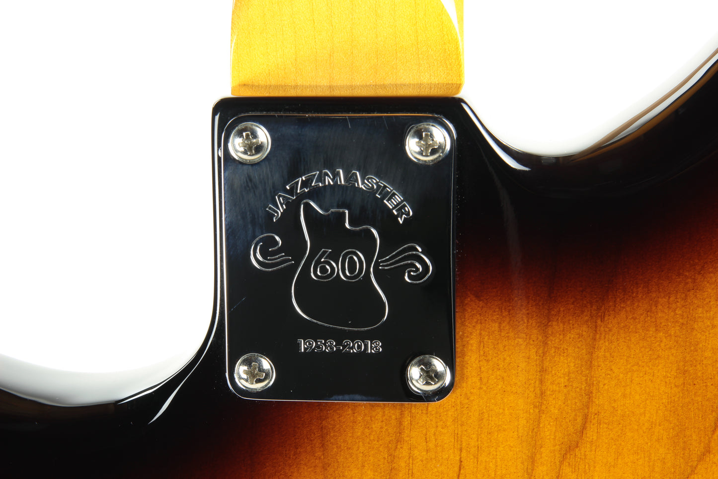 2018 Fender 60th Anniversary '58 Jazzmaster Sunburst USA American Vintage 1958 Reissue - ASH, Rosewood Fretboard 2-Color