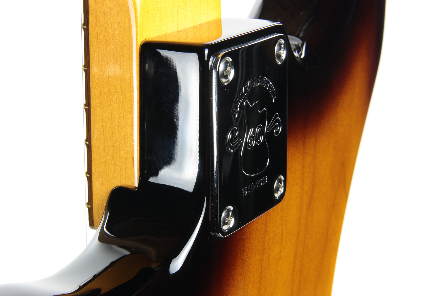 2018 Fender 60th Anniversary '58 Jazzmaster Sunburst USA American Vintage 1958 Reissue - ASH, Rosewood Fretboard 2-Color