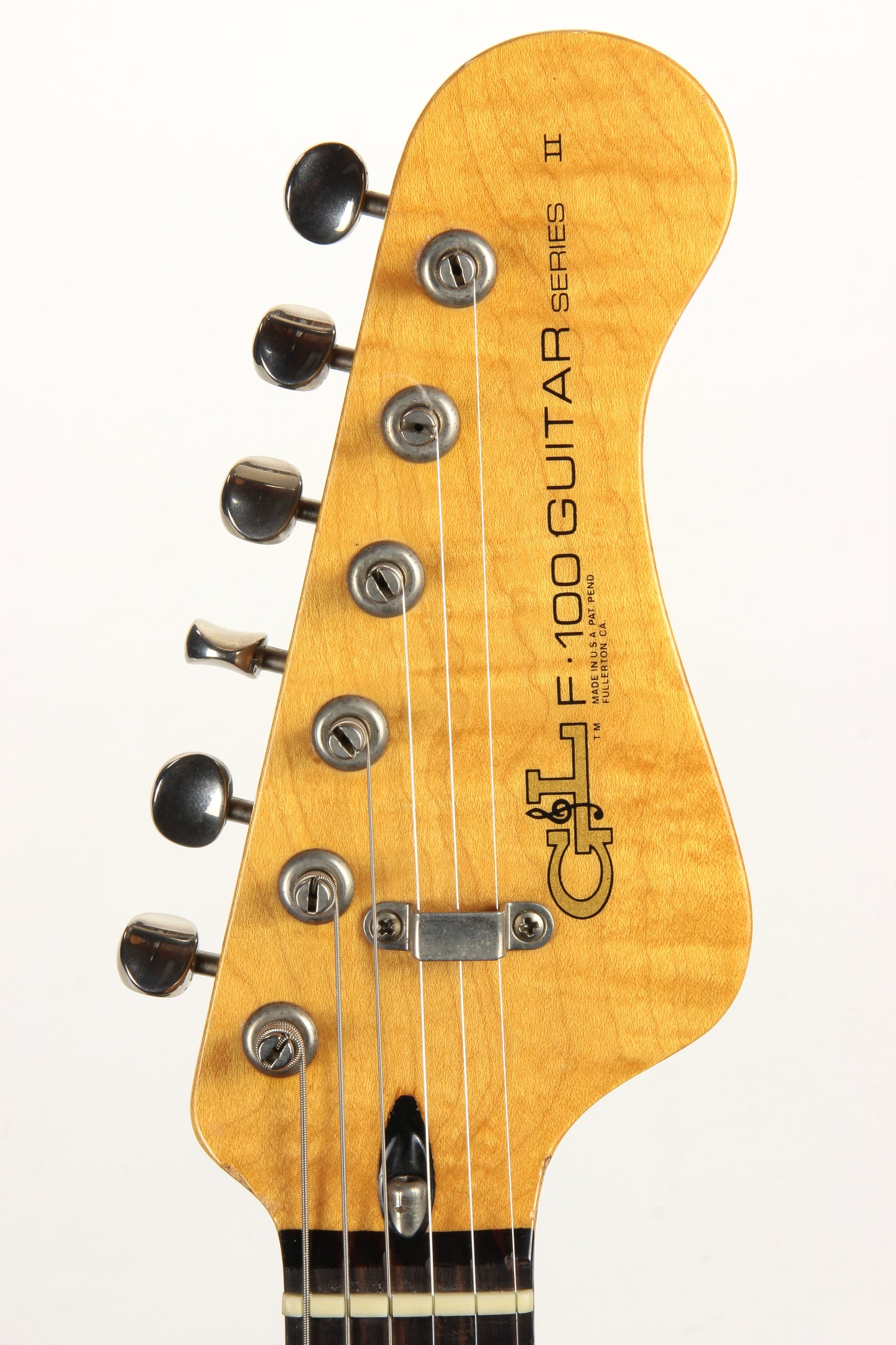1980 G&L F-100 Series II Black Leo Fender w/ OHSC - Cool Player-Grade Guitar f100