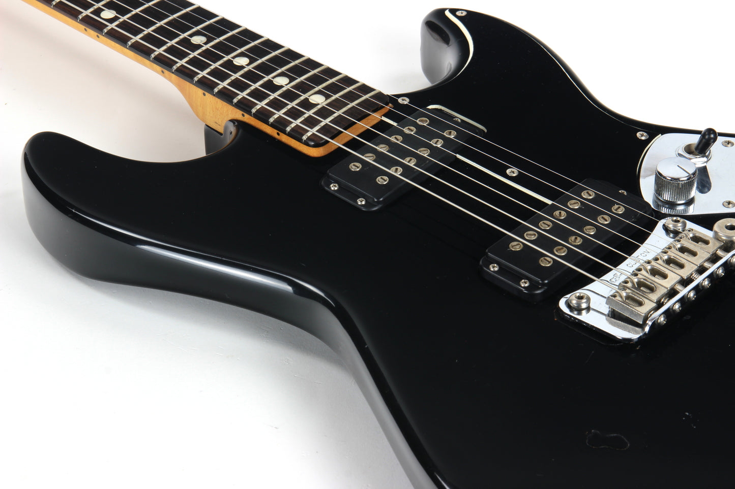 1980 G&L F-100 Series II Black Leo Fender w/ OHSC - Cool Player-Grade Guitar f100