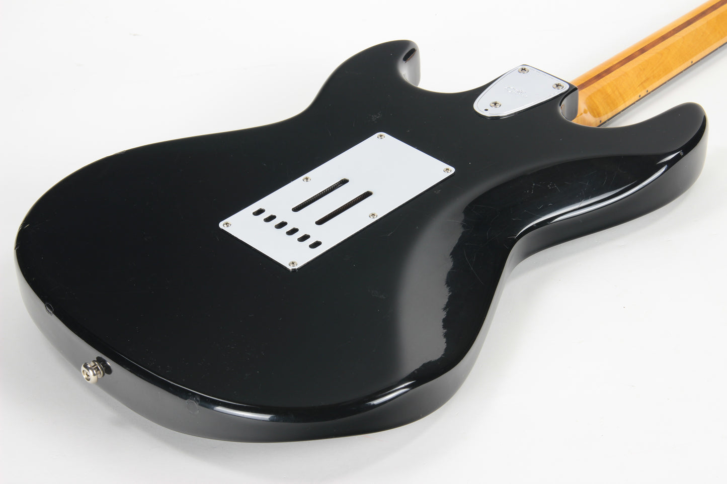 1980 G&L F-100 Series II Black Leo Fender w/ OHSC - Cool Player-Grade Guitar f100