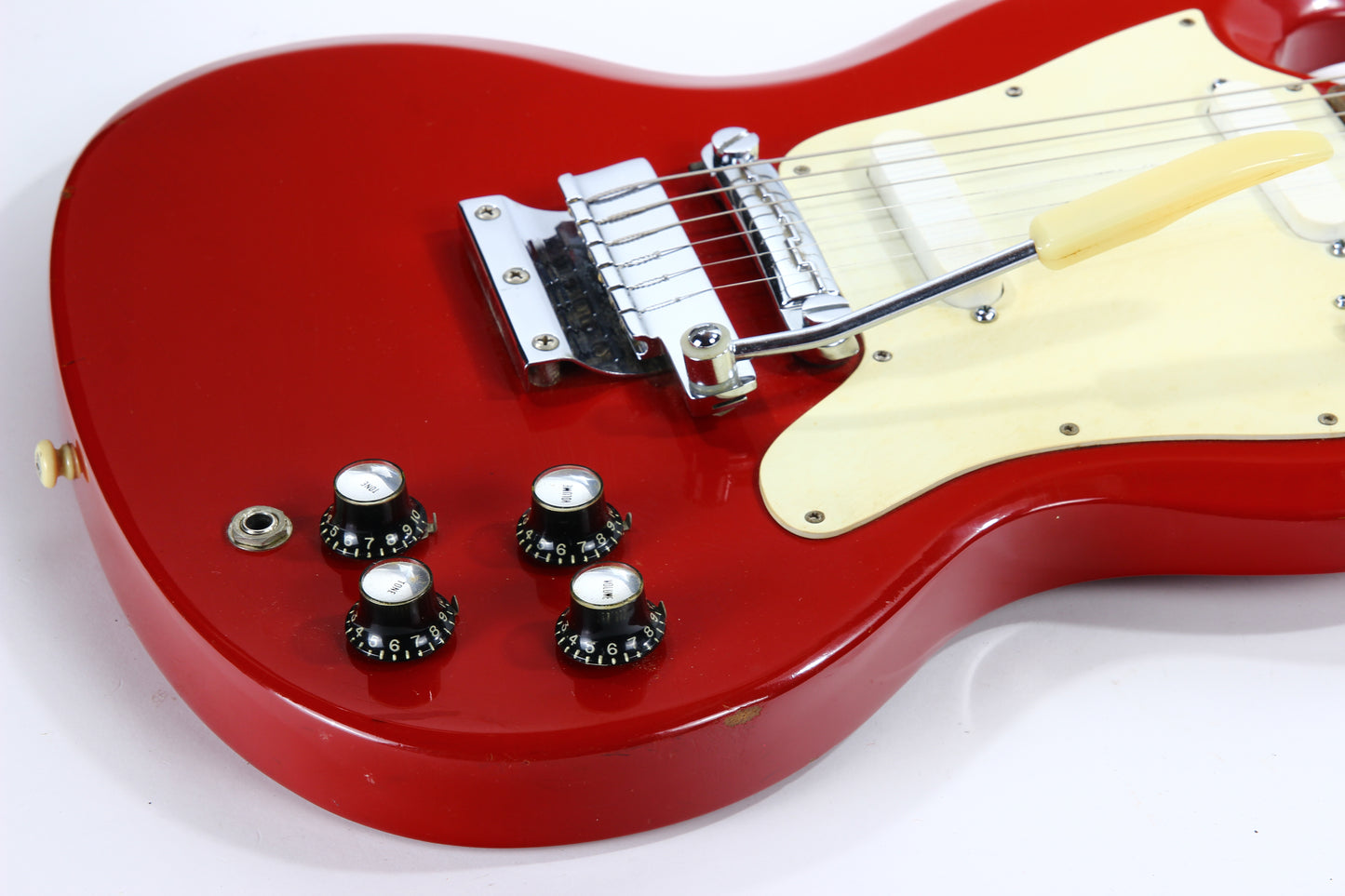 1966 Gibson SG Melody Maker D Vintage Electric Guitar FIRE ENGINE RED -- 100% Original w/ Case, Cardinal