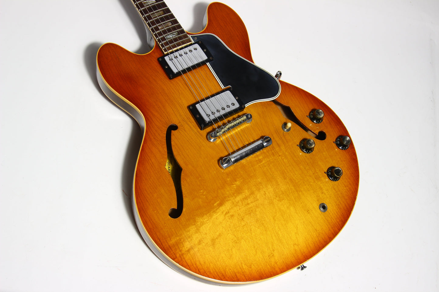 1965 Gibson ES-335 TD w/ Original Case - WIDE 1964 NUT, 2 PAT # PAF's, No Breaks!