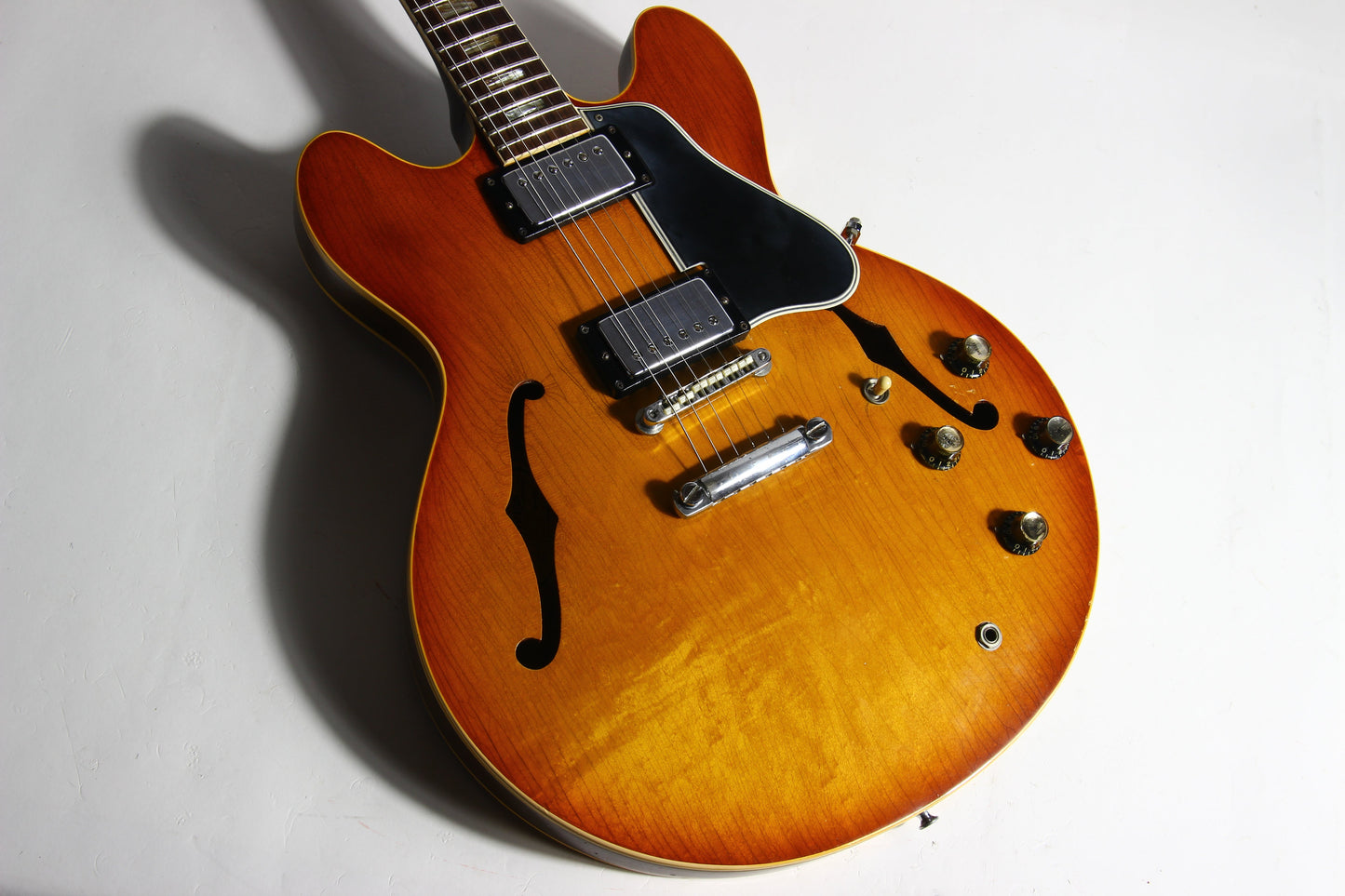 1965 Gibson ES-335 TD w/ Original Case - WIDE 1964 NUT, 2 PAT # PAF's, No Breaks!
